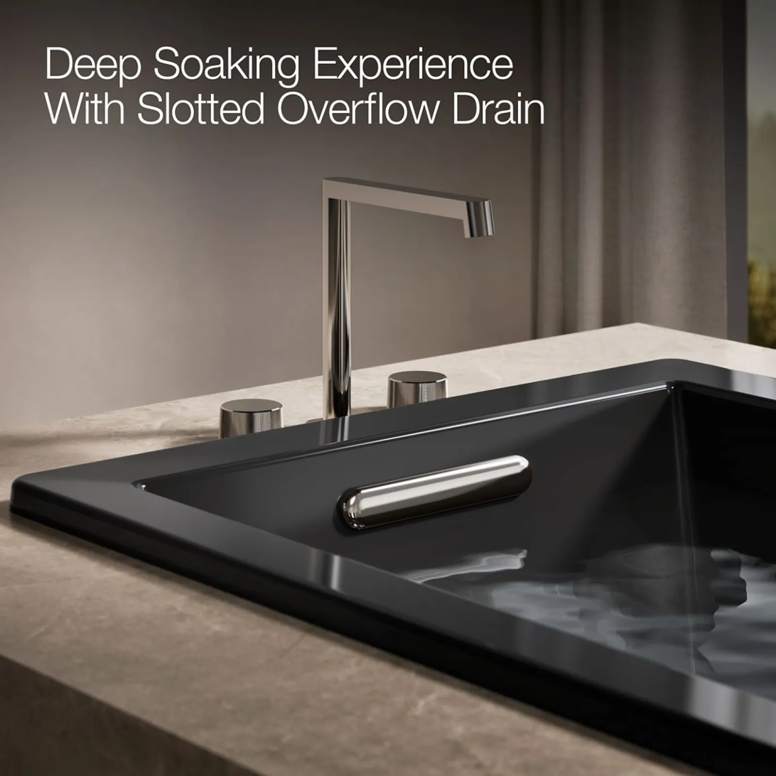 66" x 32" drop-in Heated BubbleMassage™ air bath^Kohler Online