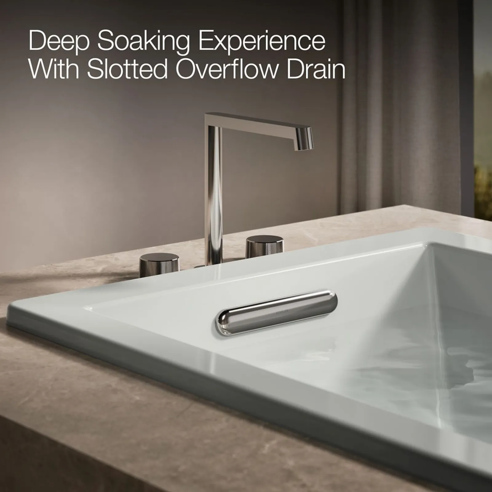 66" x 32" drop-in Heated BubbleMassage™ air bath^Kohler Online