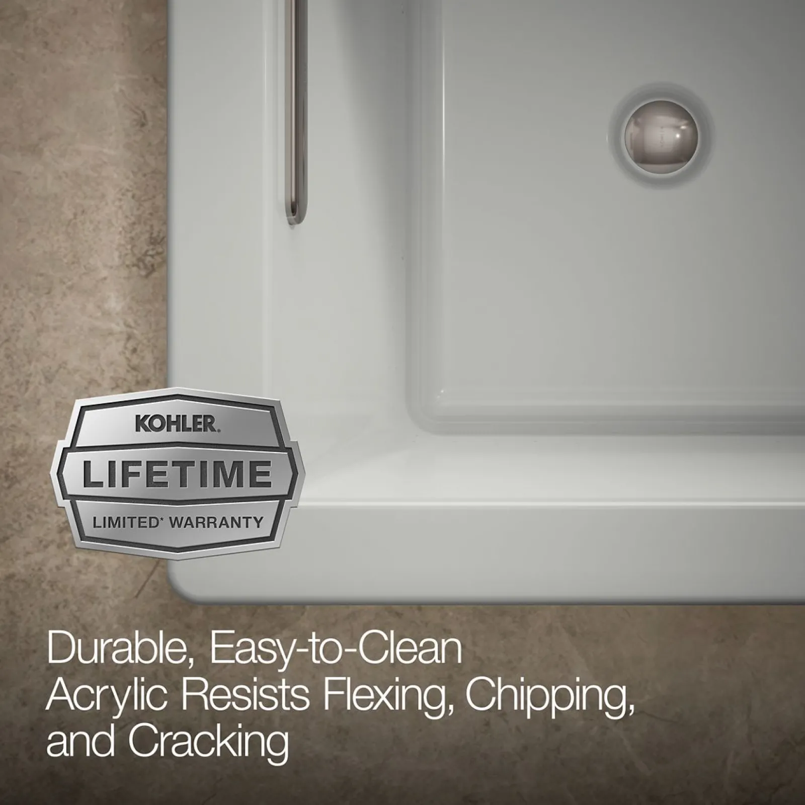 66" x 32" drop-in Heated BubbleMassage™ air bath^Kohler Online