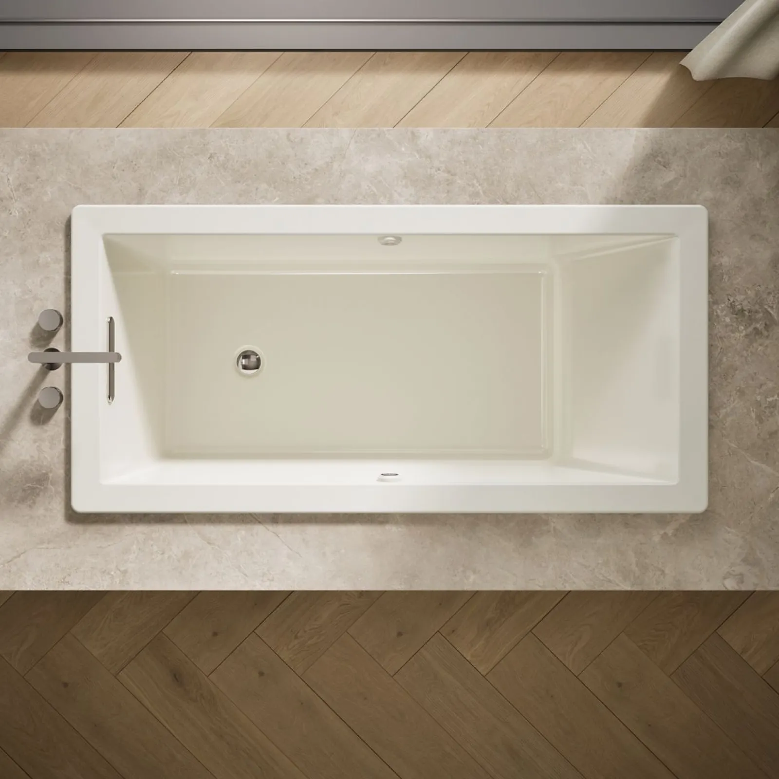 66" x 32" drop-in Heated BubbleMassage™ air bath with Bask® heated surface^Kohler Discount