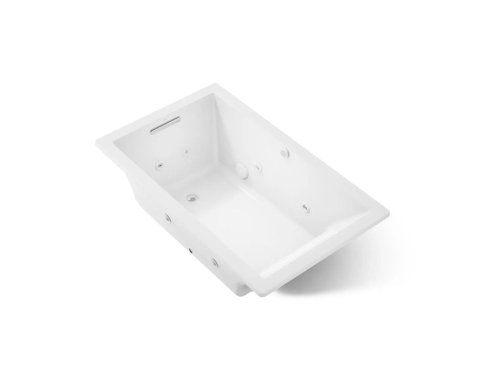 60" x 36" drop-in Heated BubbleMassage™ air bath with whirlpool^Kohler Hot