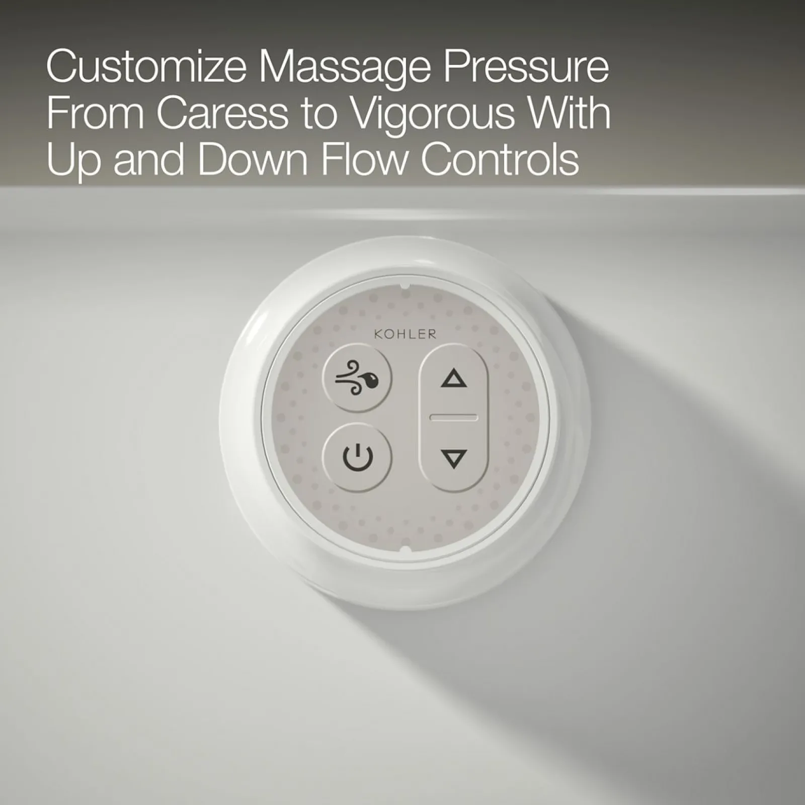 60" x 36" drop-in Heated BubbleMassage™ air bath with whirlpool^Kohler Hot