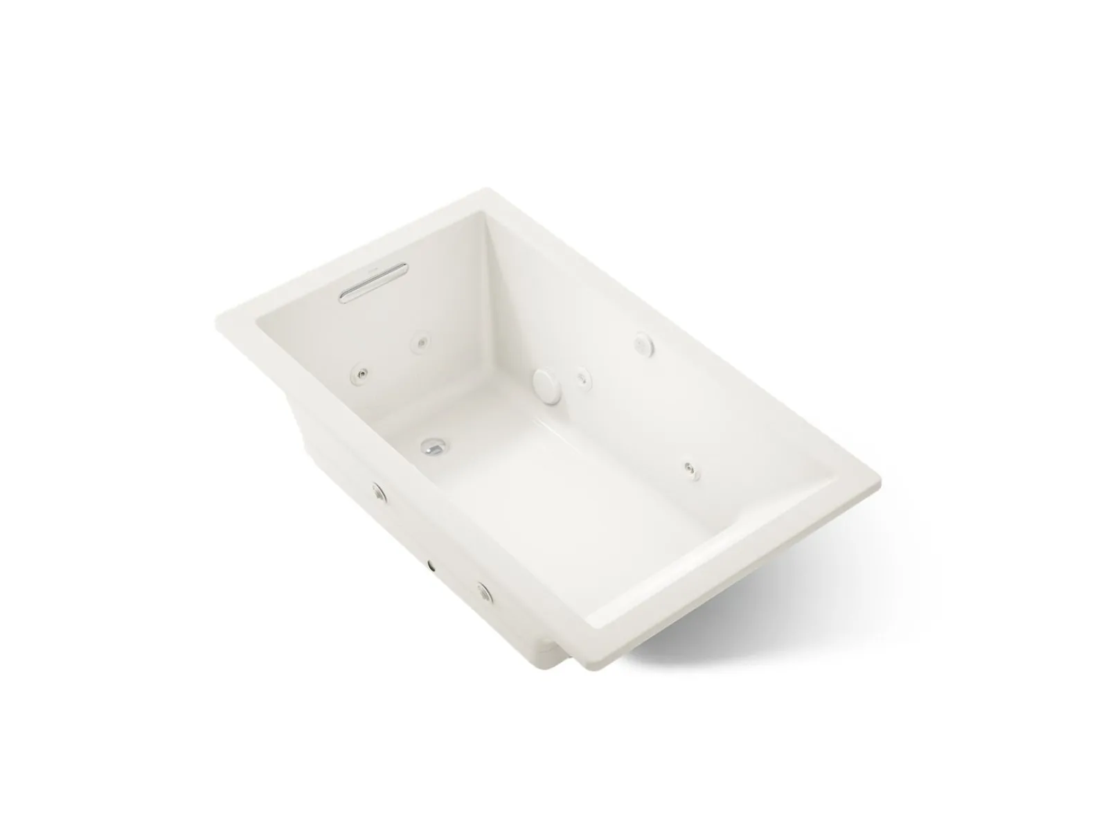 60" x 36" drop-in Heated BubbleMassage™ air bath with whirlpool^Kohler Hot