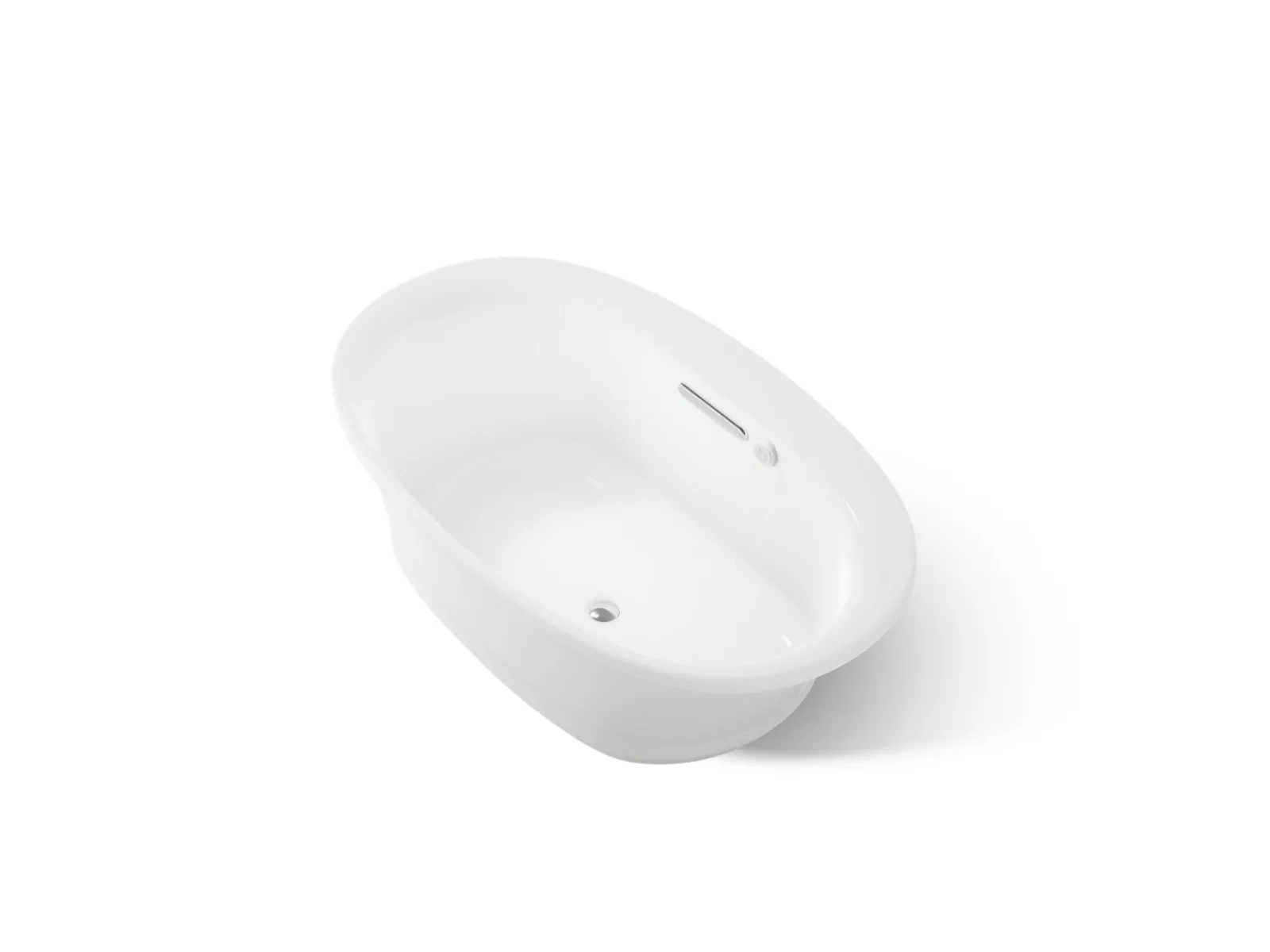 59-3/4" x 35-3/4" drop-in Heated BubbleMassage™ air bath with Bask® heated surface^Kohler New