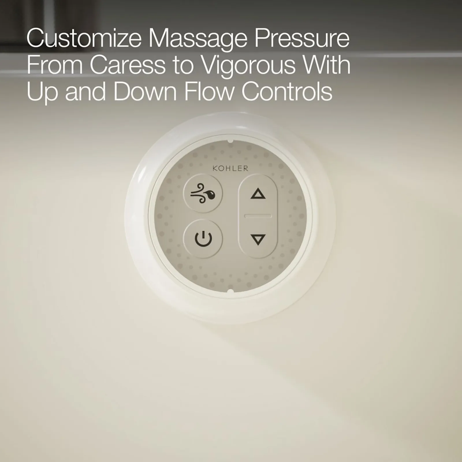 59-3/4" x 35-3/4" drop-in Heated BubbleMassage™ air bath with Bask® heated surface^Kohler New