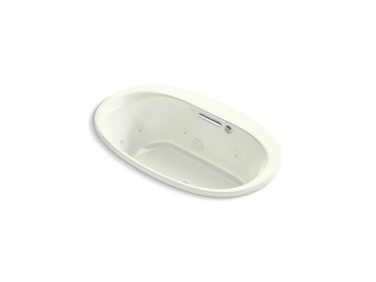 59-3/4" x 35-3/4" drop-in Heated BubbleMassage™ air bath with whirlpool^Kohler Online