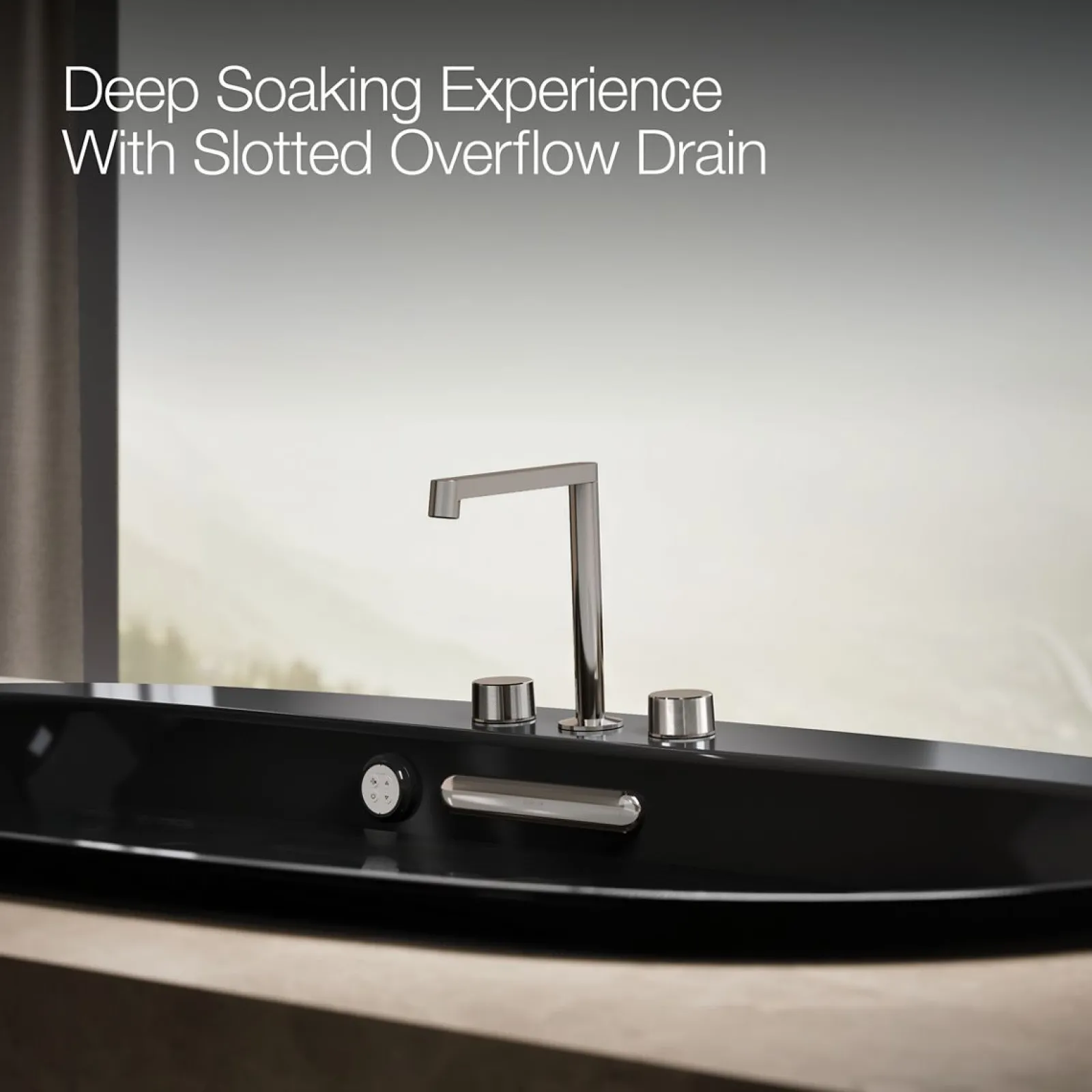 66" x 36" drop-in Heated BubbleMassage™ air bath with Bask® heated surface^Kohler Best