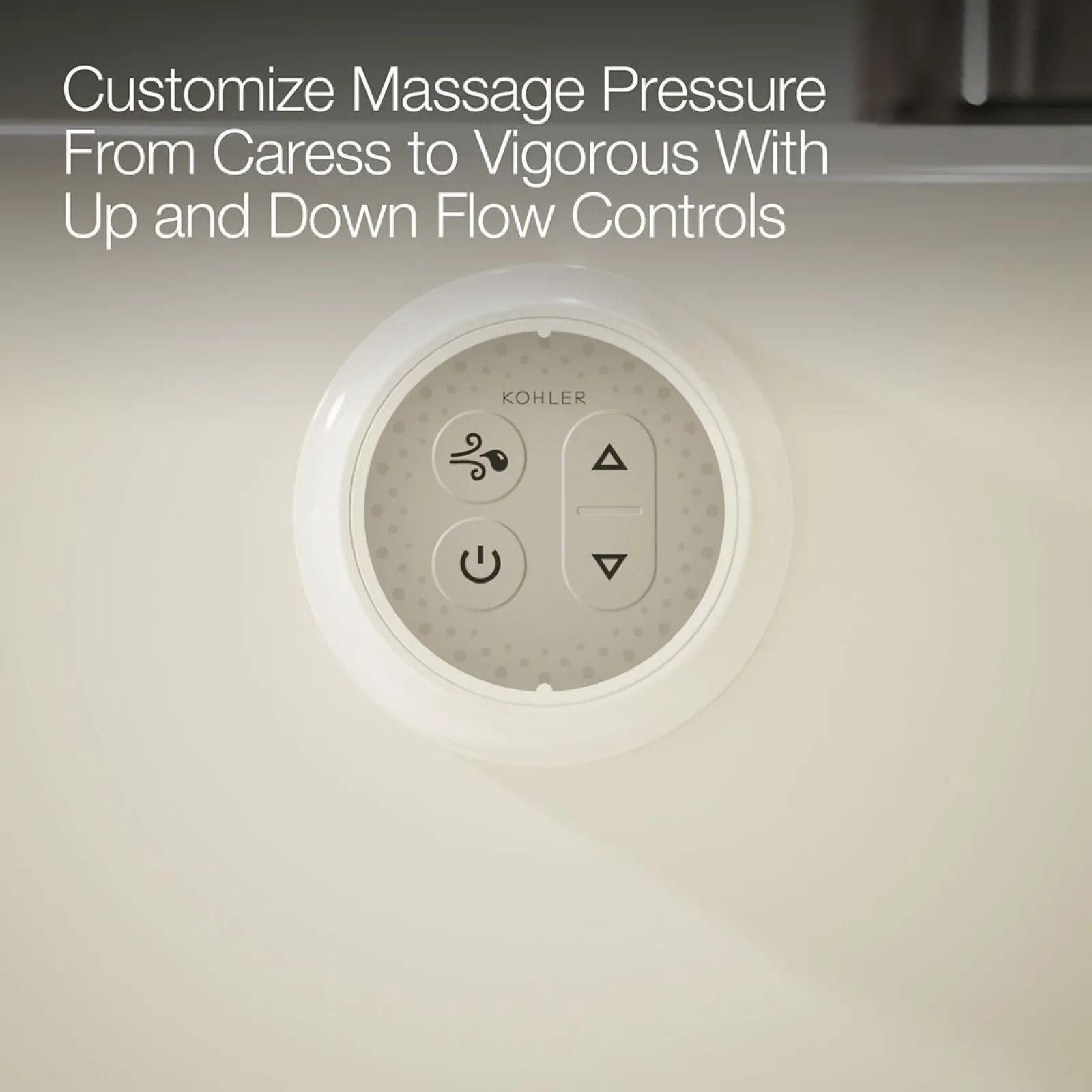 66" x 36" drop-in Heated BubbleMassage™ air bath with Bask® heated surface^Kohler Best