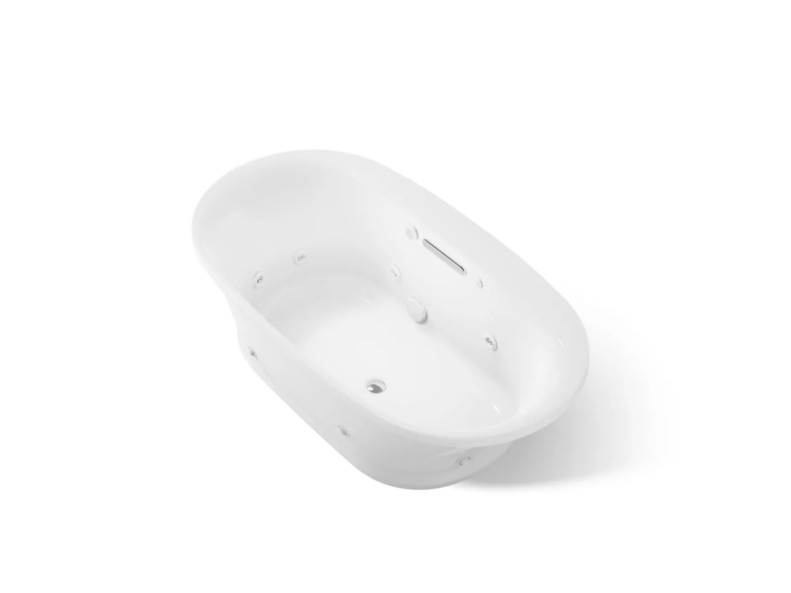 65-1/2" x 35-3/4" drop-in Heated BubbleMassage™ air bath with whirlpool^Kohler Best