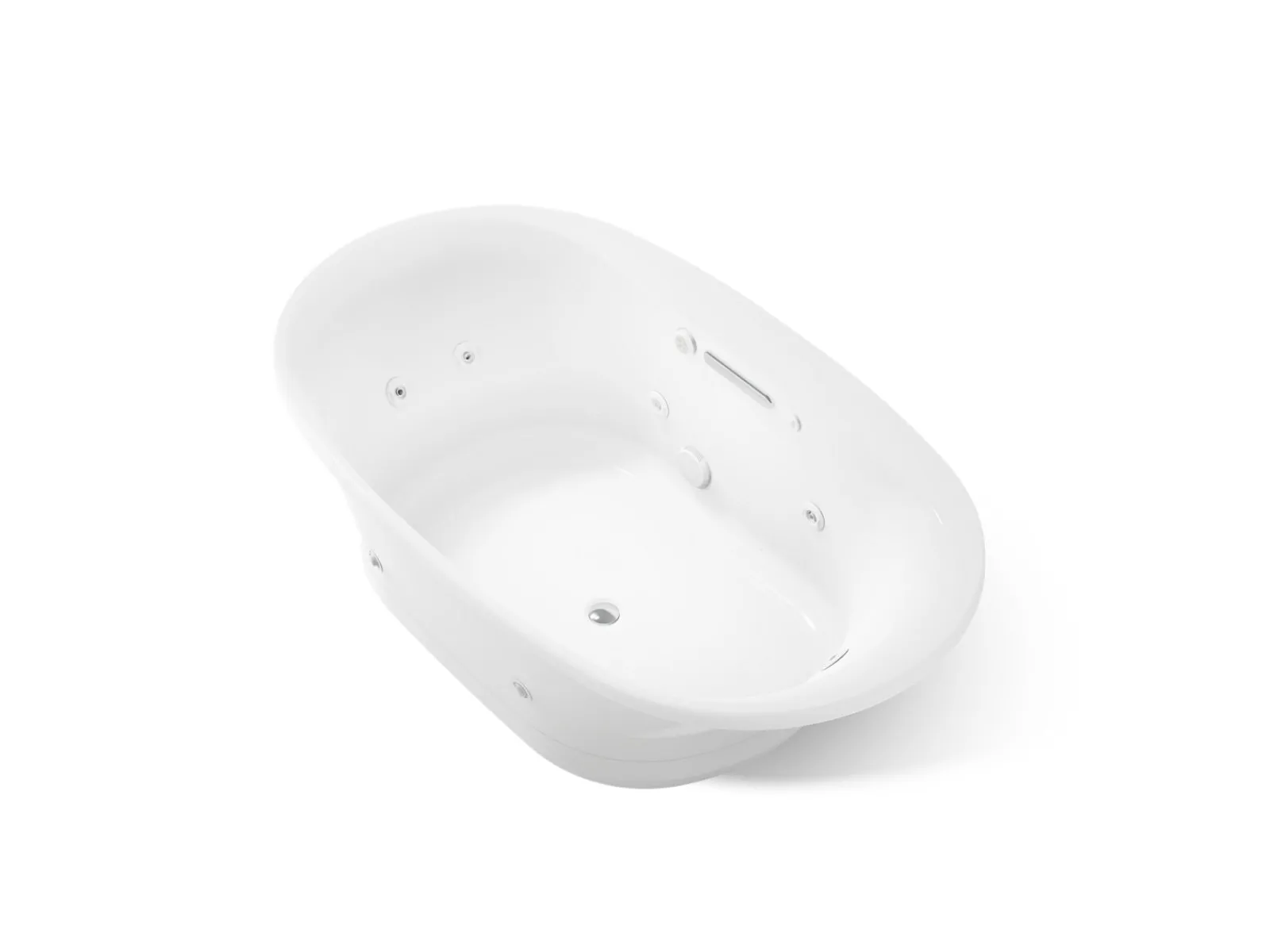 71-1/2" x 41-1/2" drop-in Heated BubbleMassage™ air bath with whirlpool^Kohler New