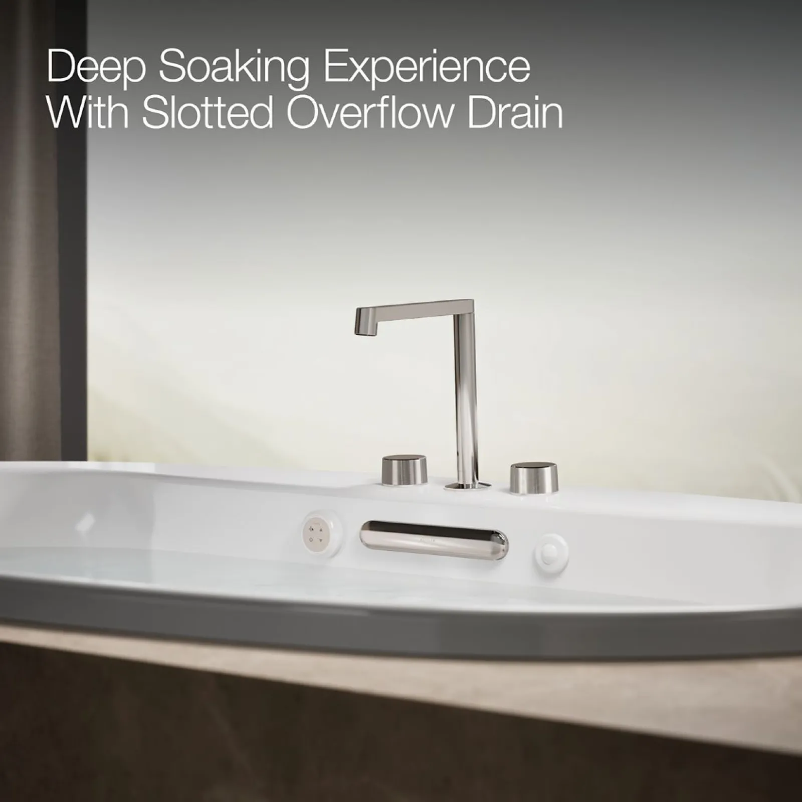 71-1/2" x 41-1/2" drop-in Heated BubbleMassage™ air bath with whirlpool^Kohler New