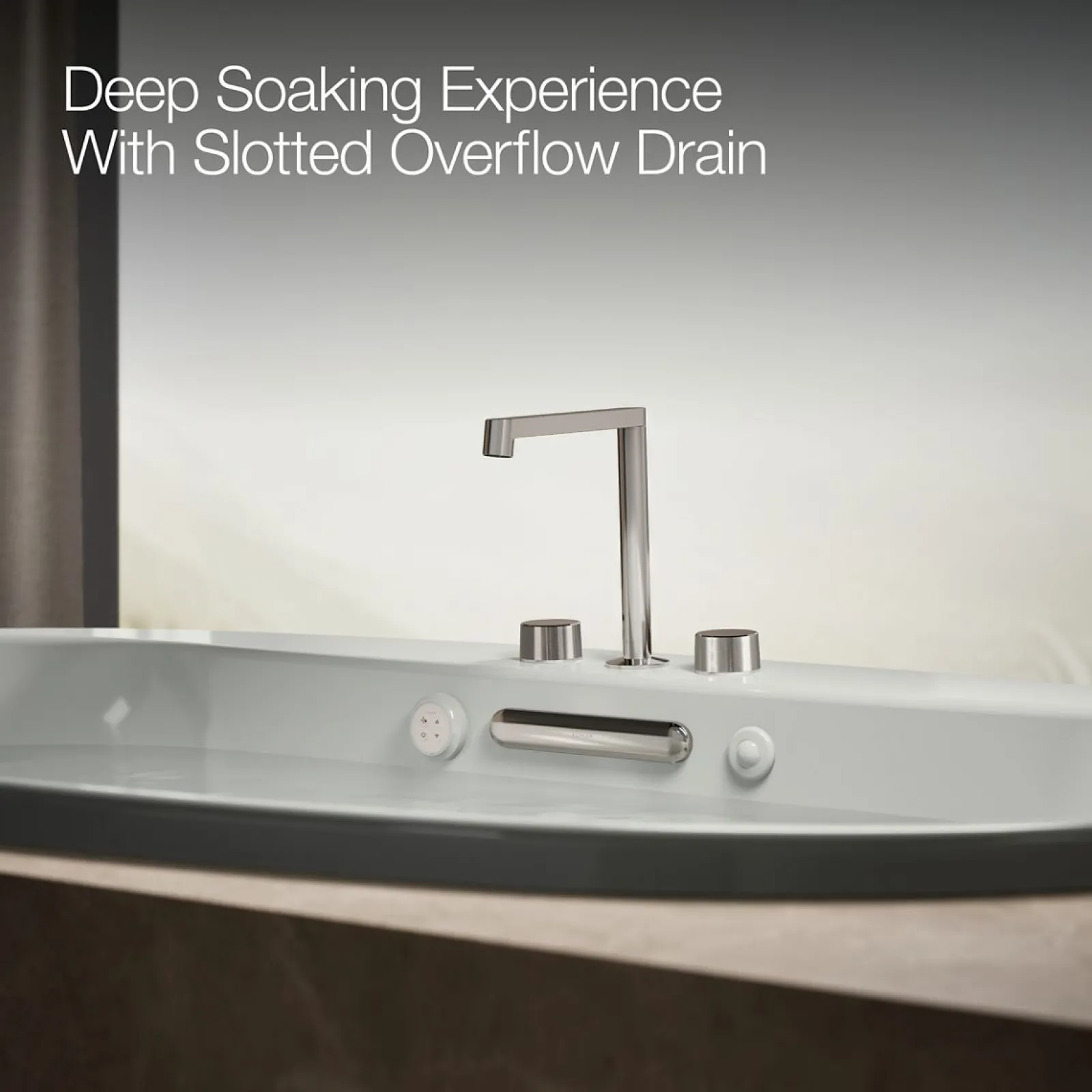 71-1/2" x 41-1/2" drop-in Heated BubbleMassage™ air bath with whirlpool^Kohler New