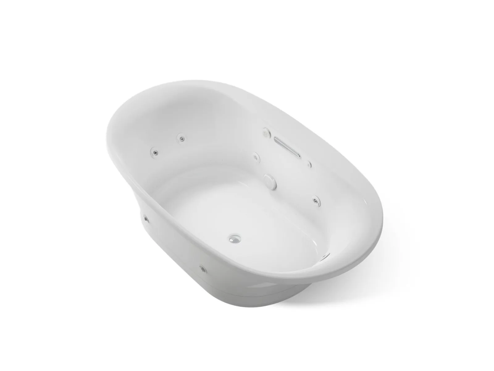 71-1/2" x 41-1/2" drop-in Heated BubbleMassage™ air bath with whirlpool^Kohler New
