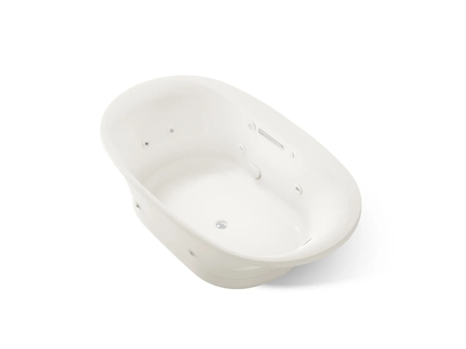 71-1/2" x 41-1/2" drop-in Heated BubbleMassage™ air bath with whirlpool^Kohler New