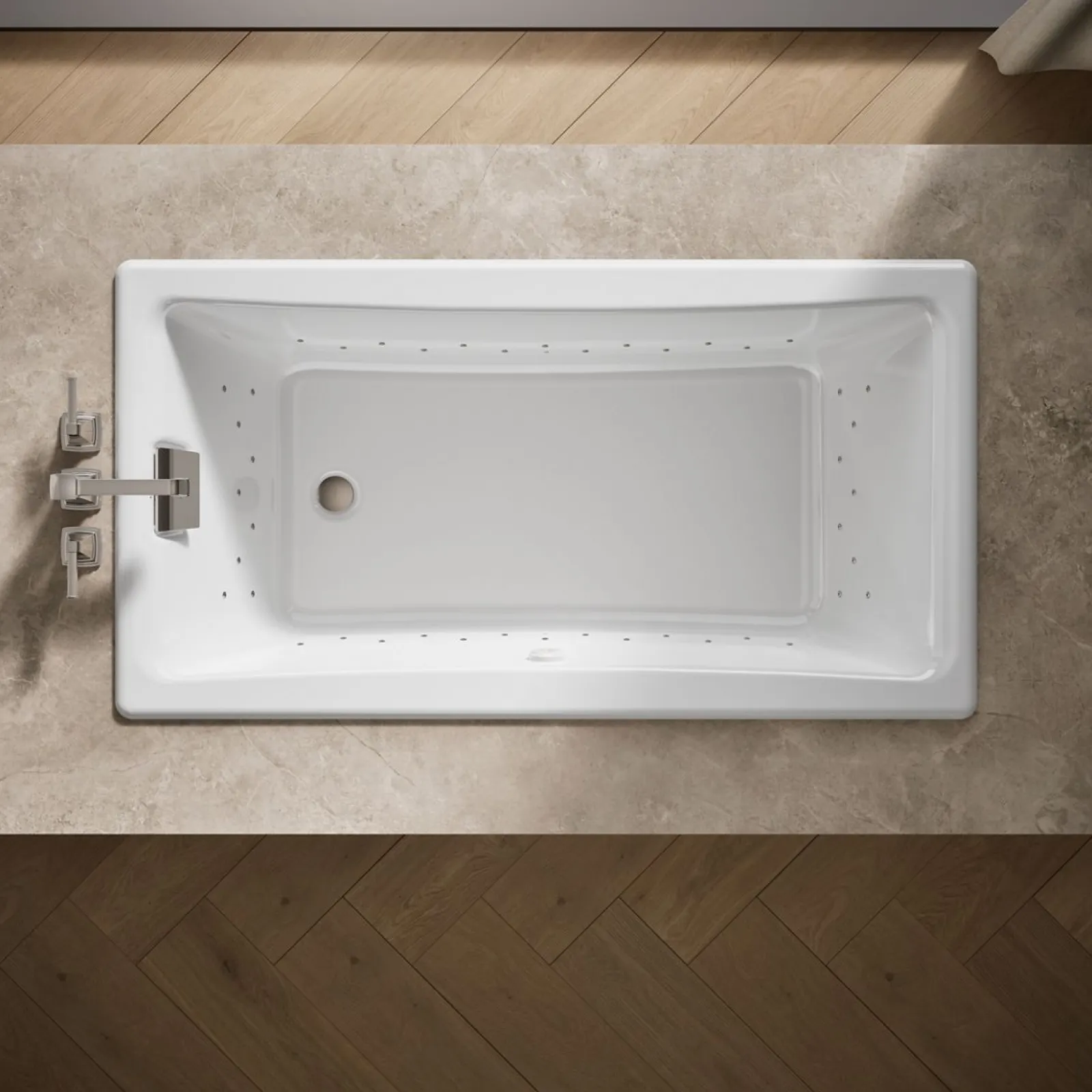 60" x 32" drop-in Heated BubbleMassage™ air bath^Kohler Discount