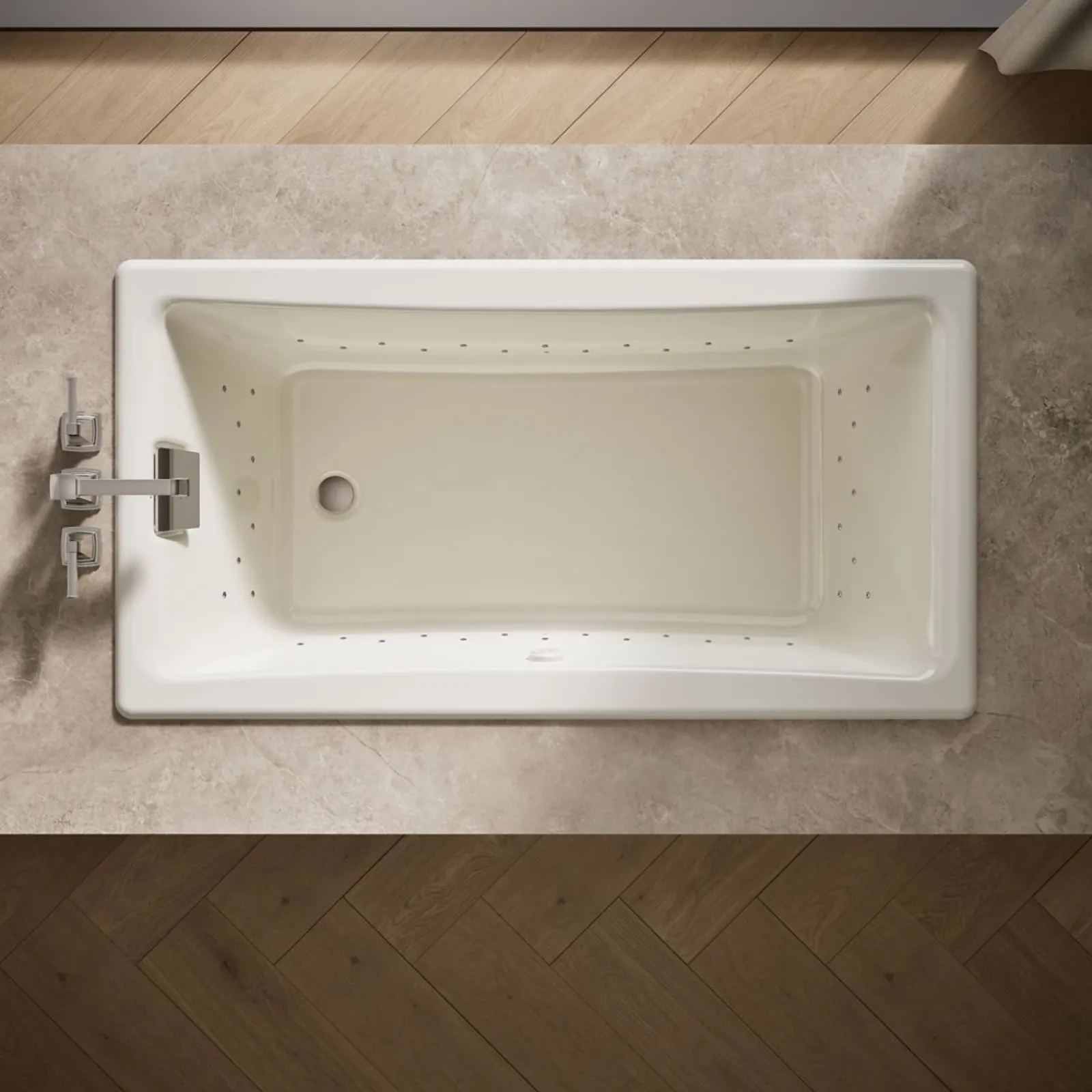 60" x 32" drop-in Heated BubbleMassage™ air bath^Kohler Outlet