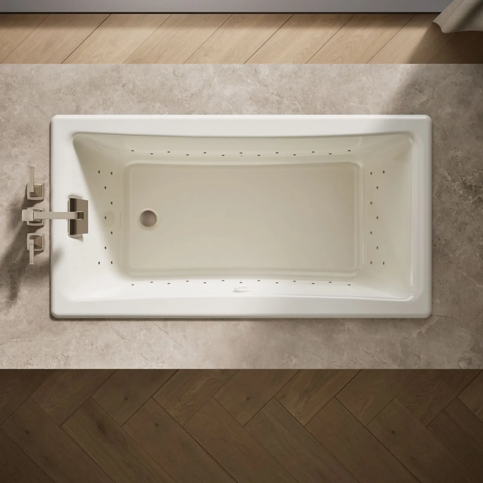 60" x 32" drop-in Heated BubbleMassage™ air bath^Kohler Best