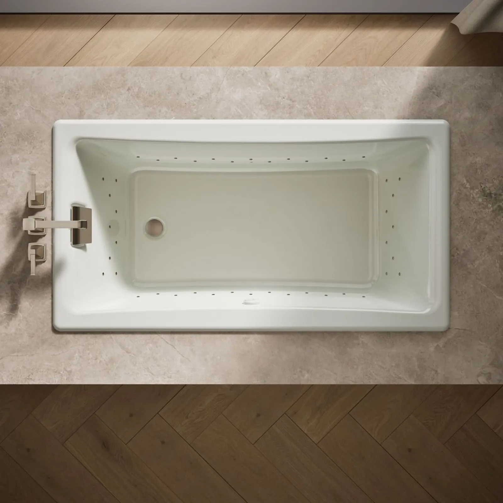 60" x 32" drop-in Heated BubbleMassage™ air bath^Kohler Best