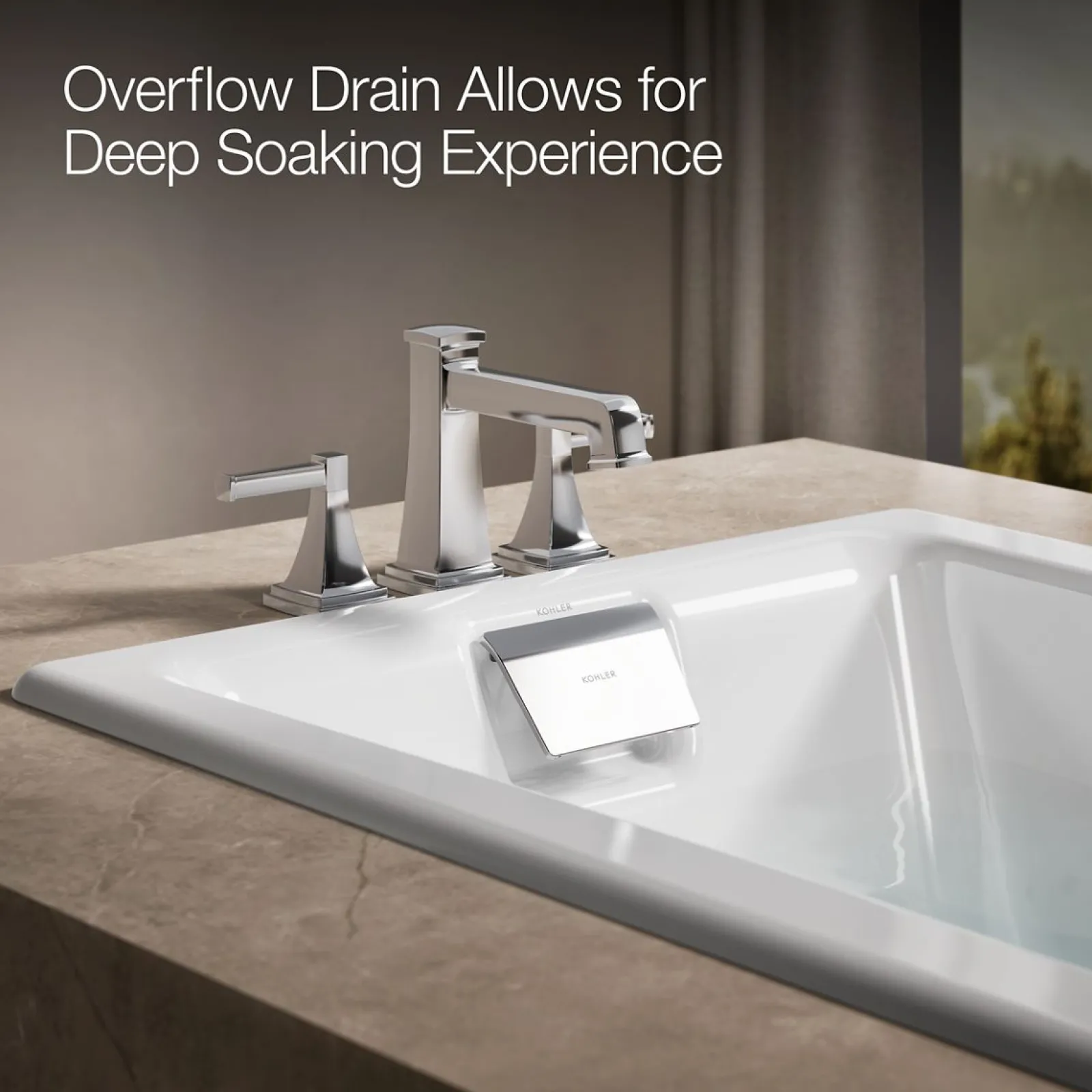 60" x 32" drop-in Heated BubbleMassage™ air bath^Kohler