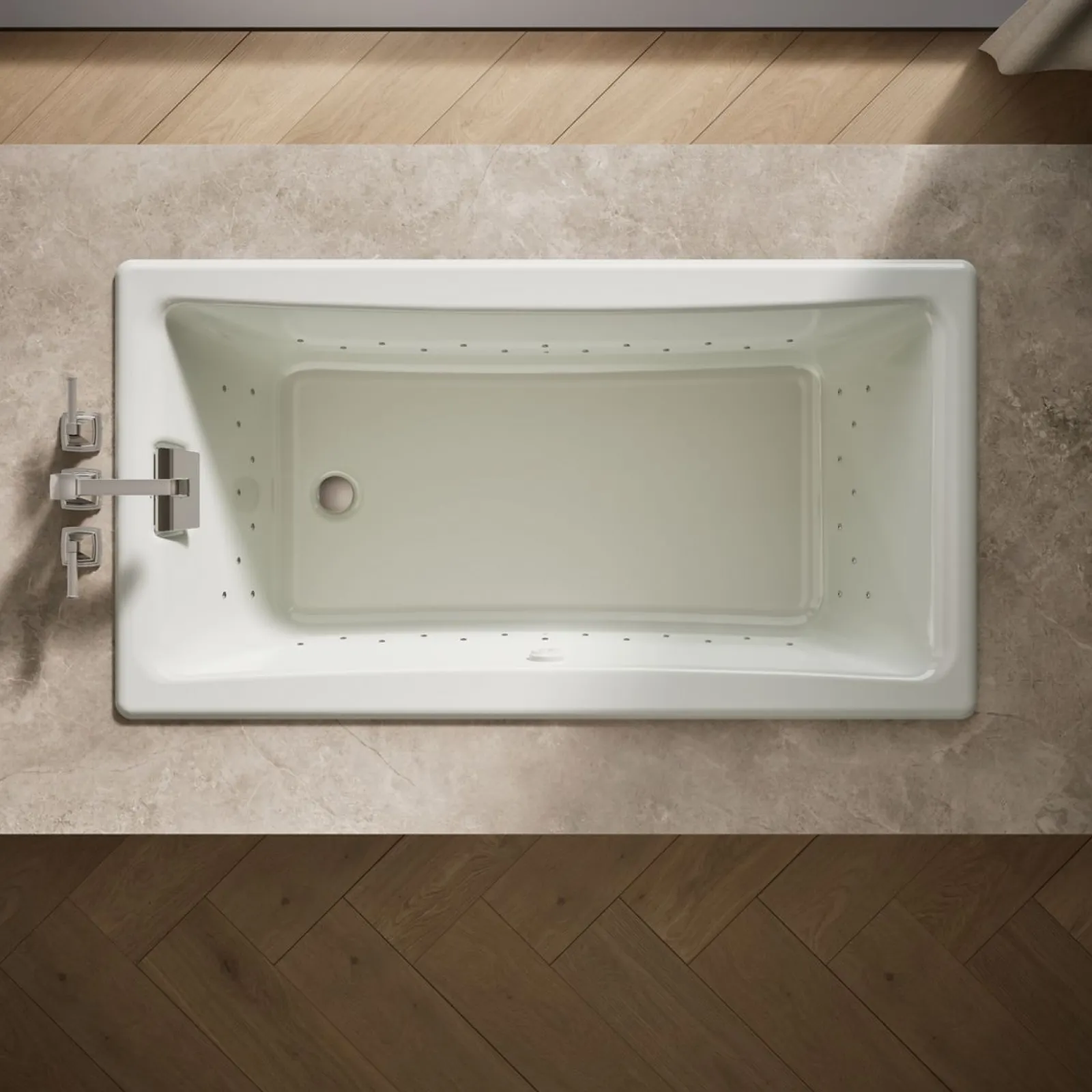 60" x 32" drop-in Heated BubbleMassage™ air bath^Kohler Best