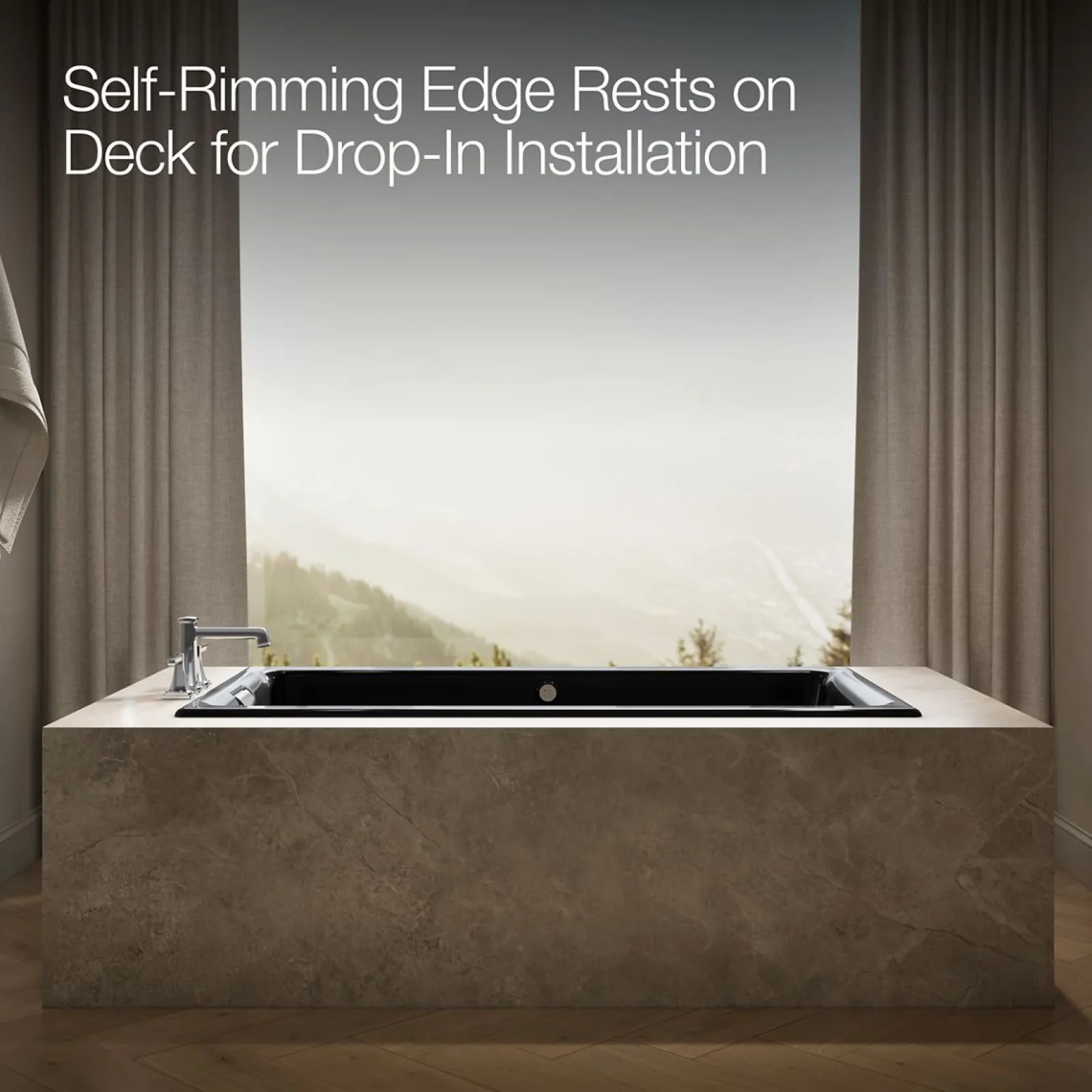 66" x 36" drop-in Heated BubbleMassage™ air bath^Kohler Sale