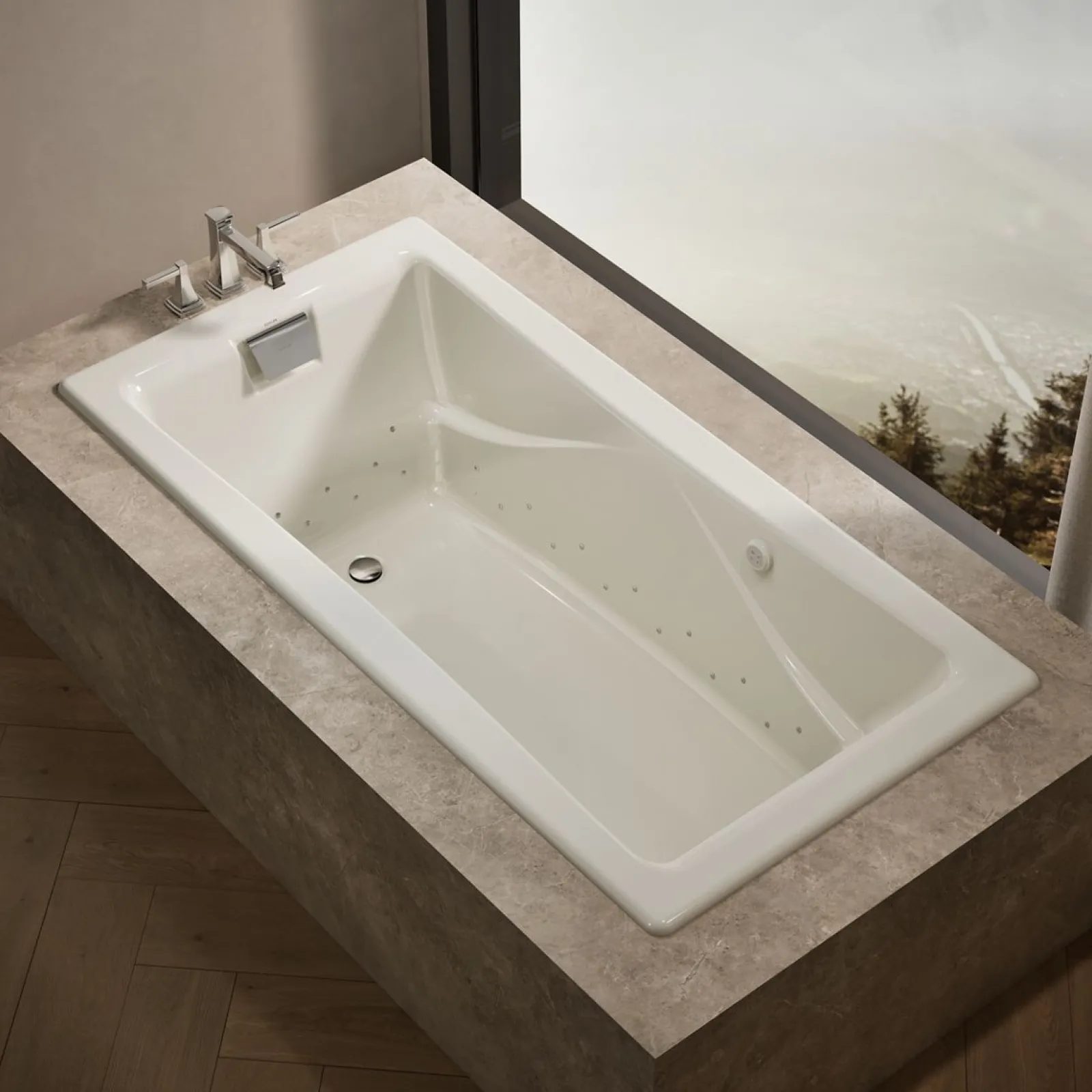 71-3/4" x 36" drop-in Heated BubbleMassage™ air bath^Kohler Clearance