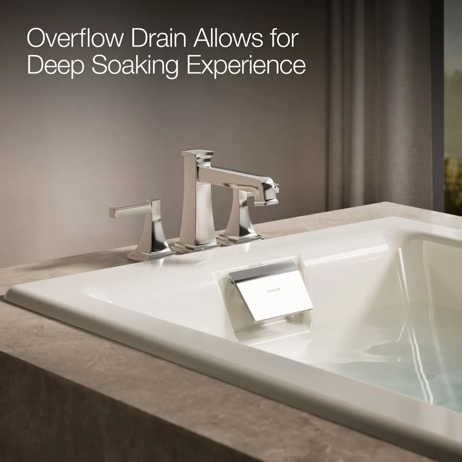 71-3/4" x 36" drop-in Heated BubbleMassage™ air bath^Kohler Clearance