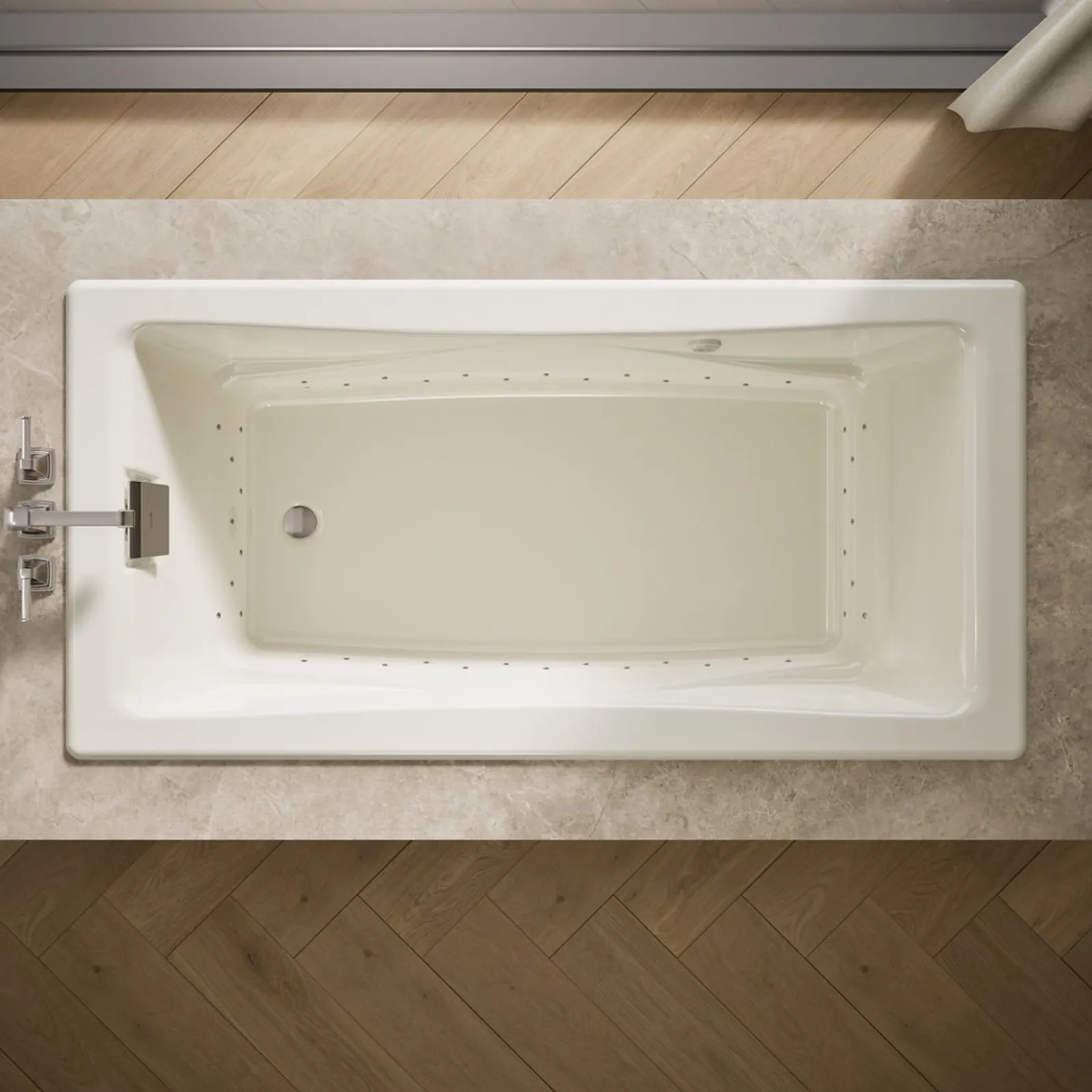 71-3/4" x 36" drop-in Heated BubbleMassage™ air bath^Kohler Clearance