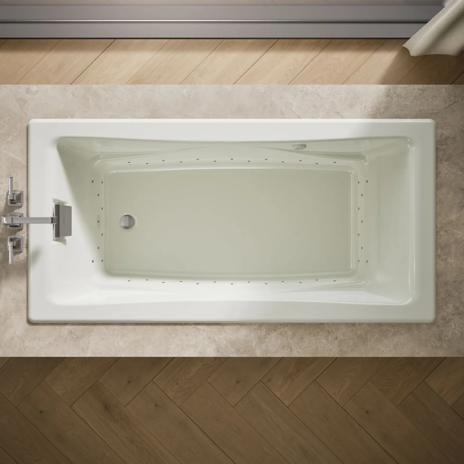 71-3/4" x 36" drop-in Heated BubbleMassage™ air bath^Kohler New