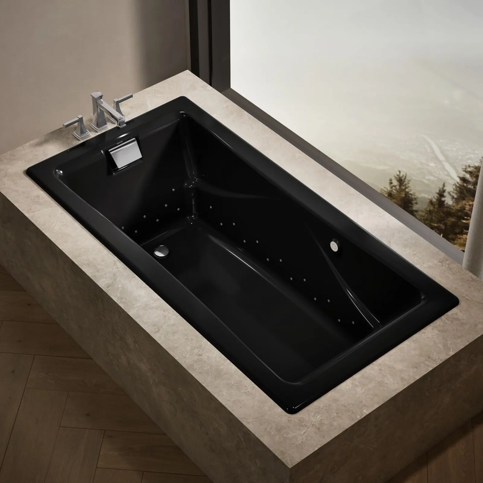 71-3/4" x 36" drop-in Heated BubbleMassage™ air bath^Kohler New