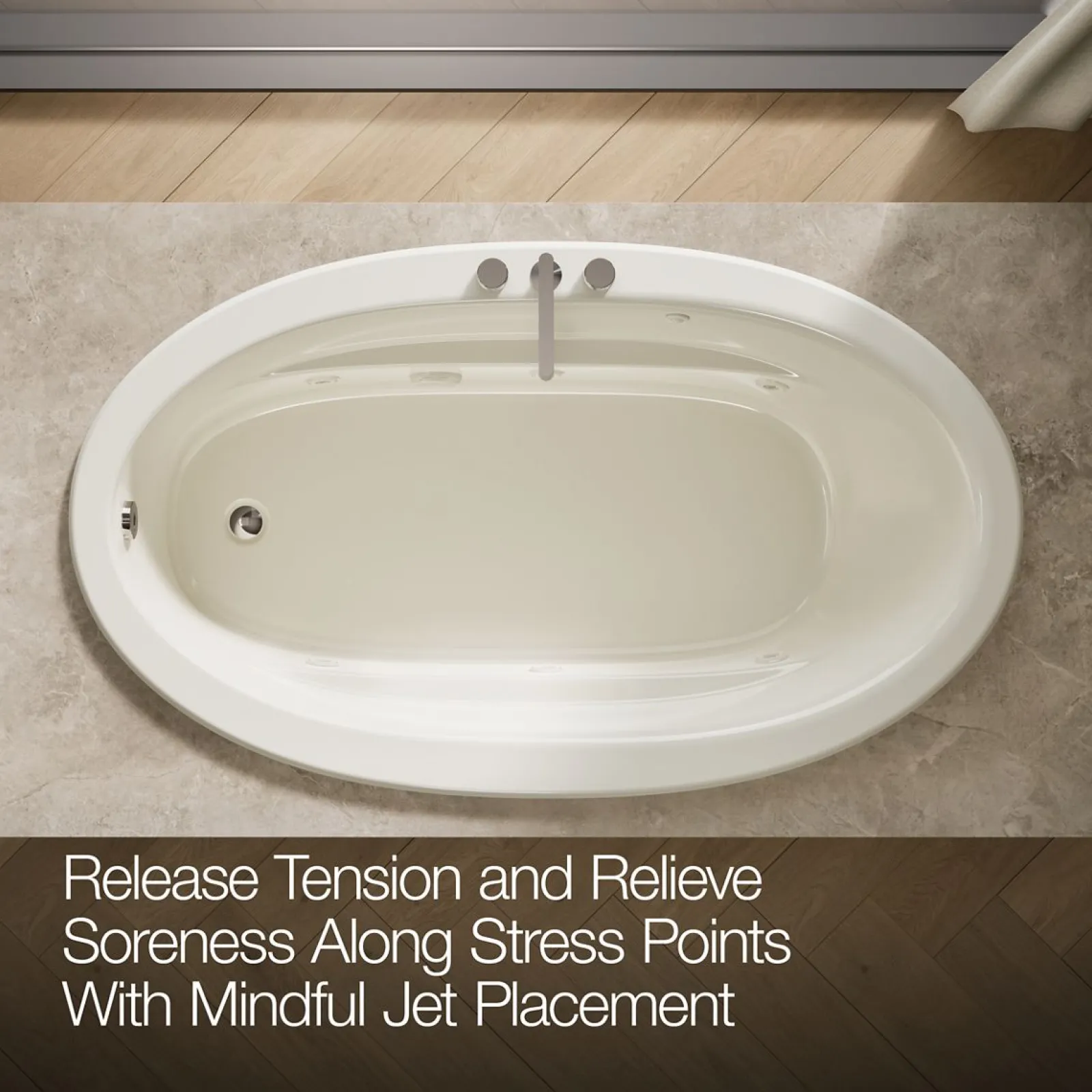72" x 42" drop-in heated whirlpool bath^Kohler Sale