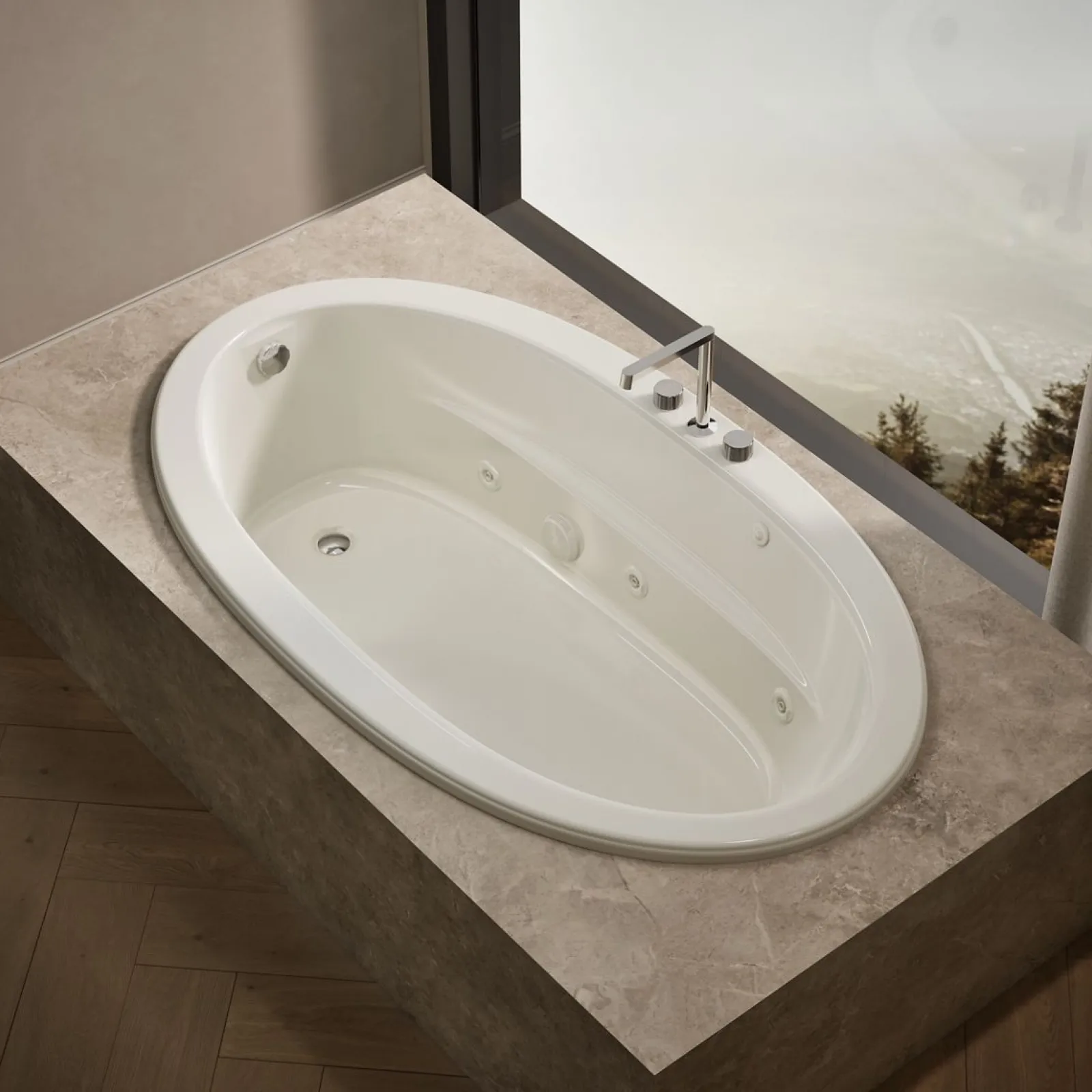 72" x 42" drop-in heated whirlpool bath^Kohler Sale