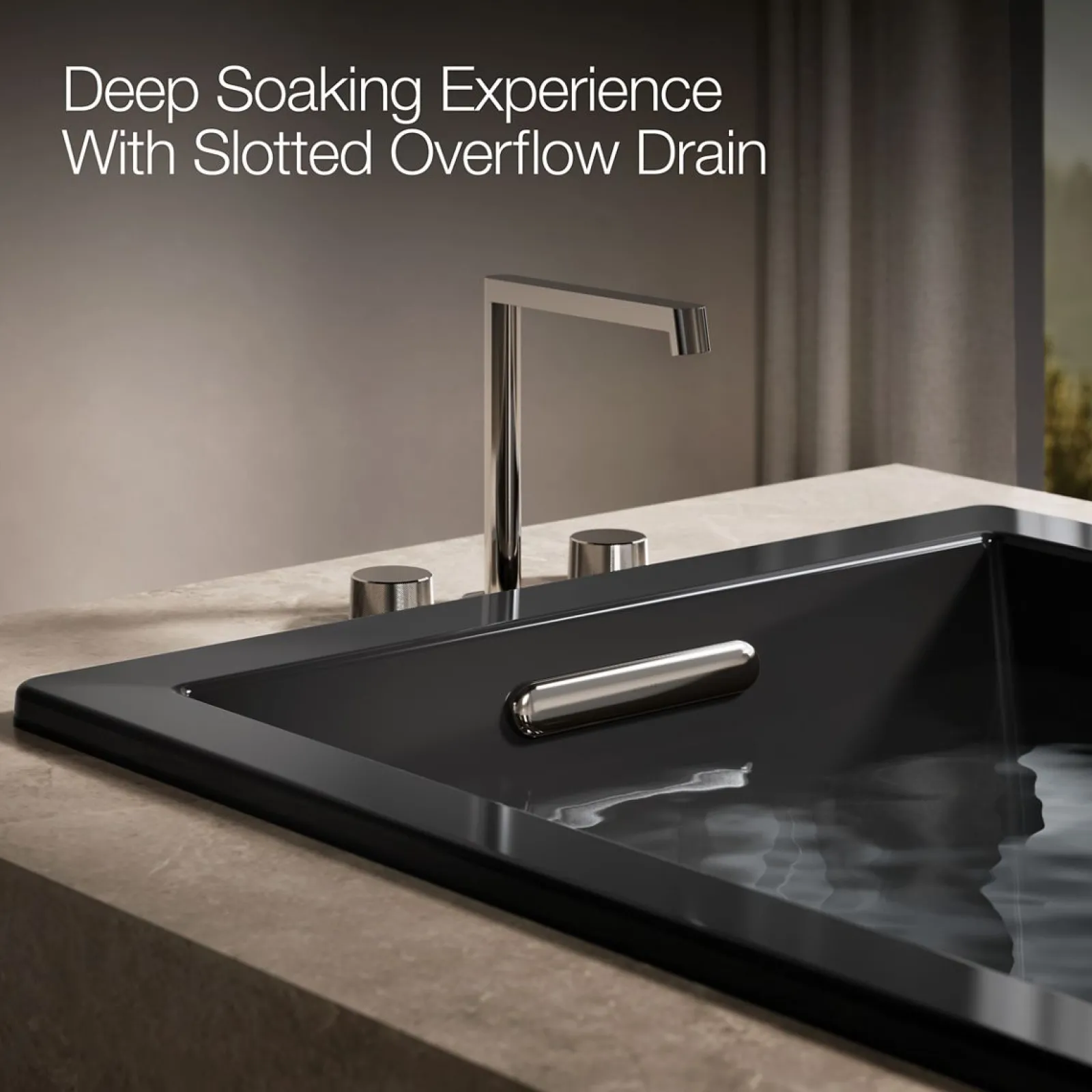 66" x 36" drop-in heated whirlpool bath^Kohler New