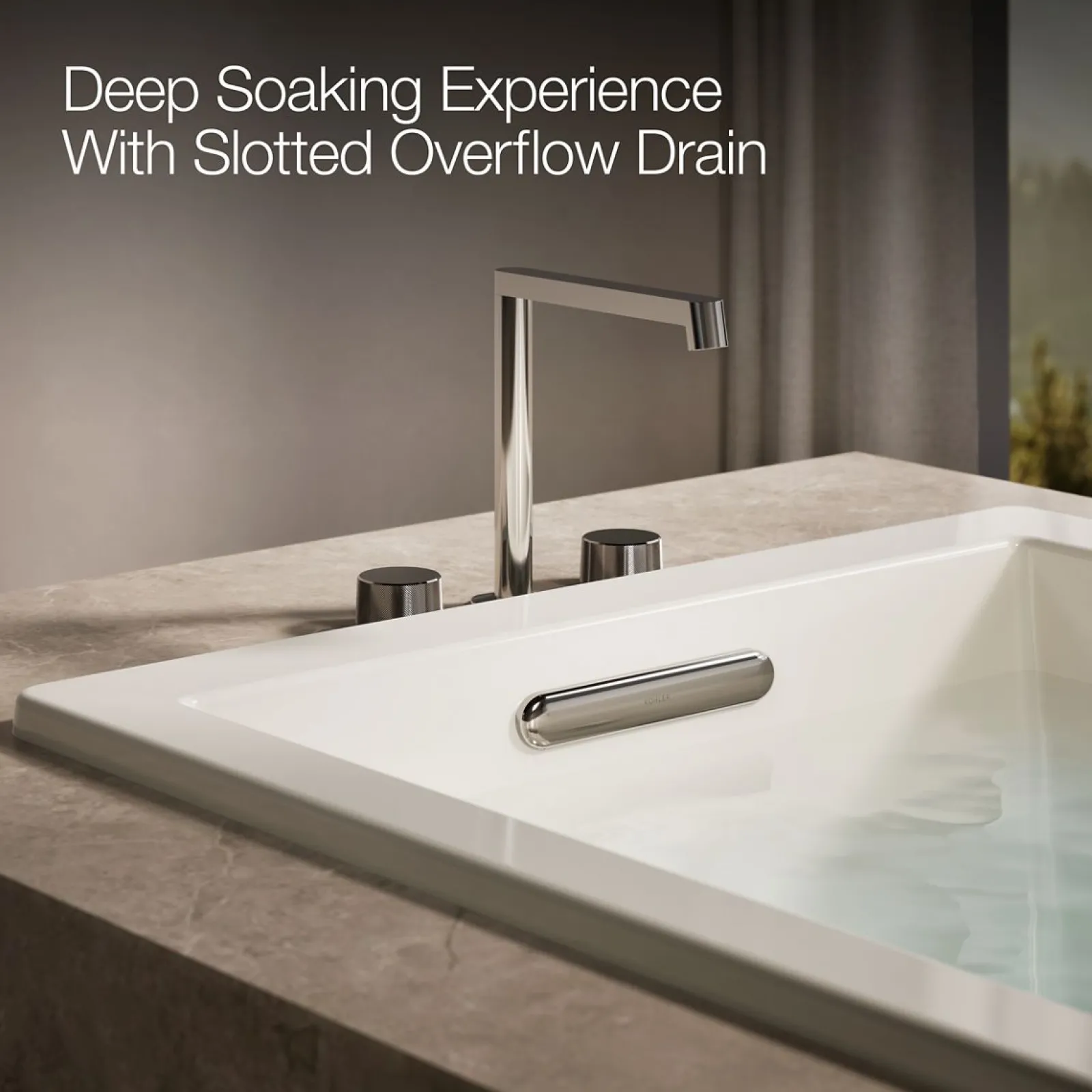 60" x 36" drop-in heated whirlpool bath^Kohler Online