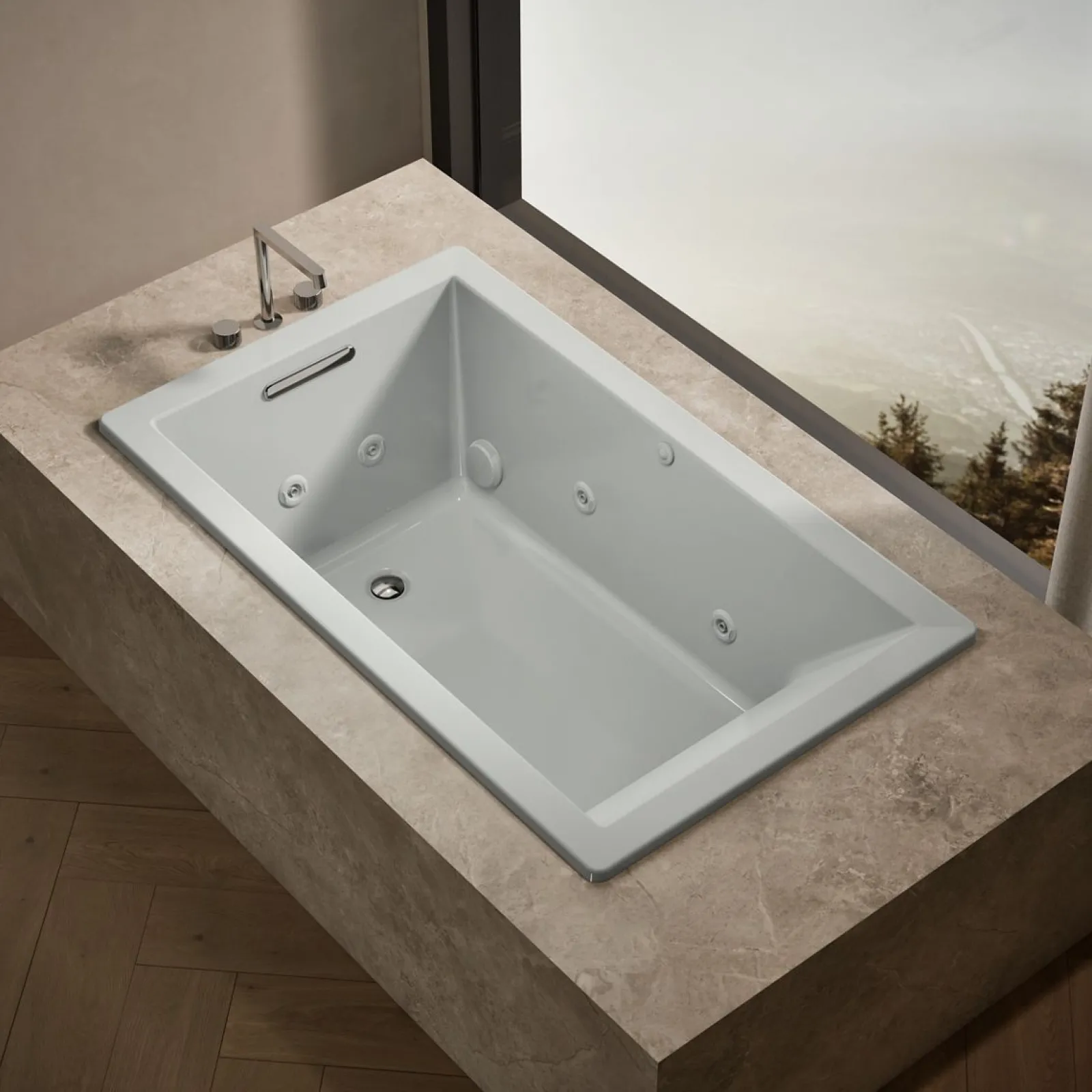 60" x 36" drop-in heated whirlpool bath^Kohler Online