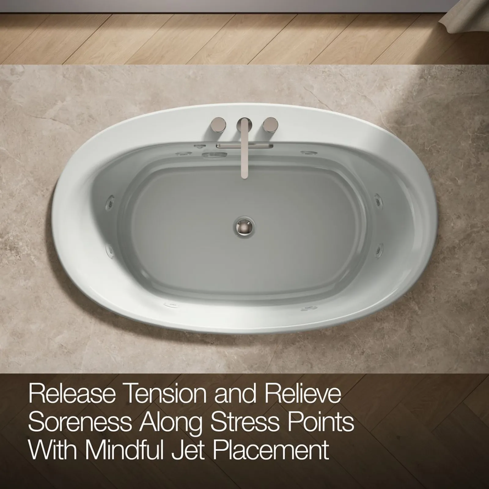 60" x 36" drop-in heated whirlpool bath^Kohler Sale