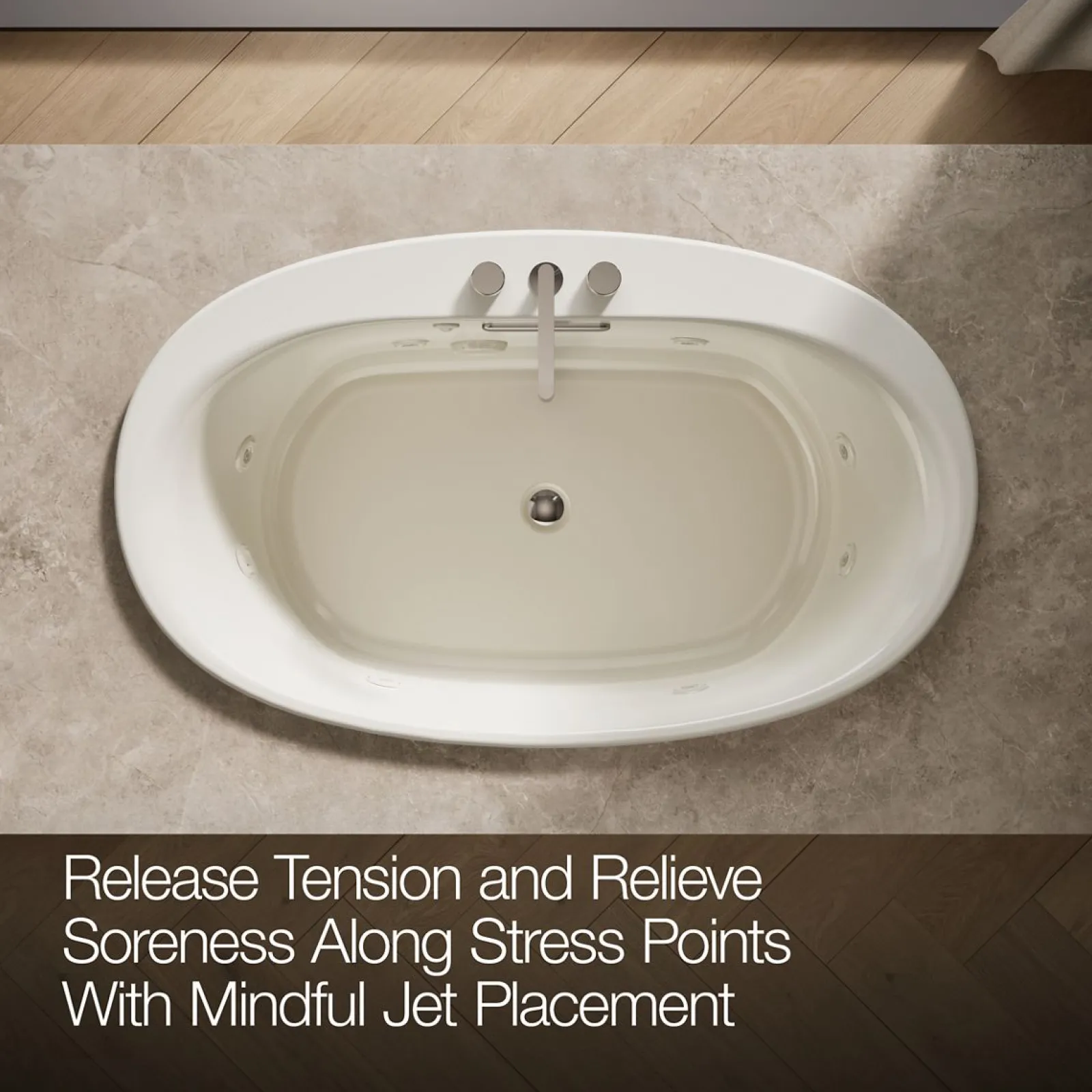 60" x 36" drop-in heated whirlpool bath^Kohler Sale