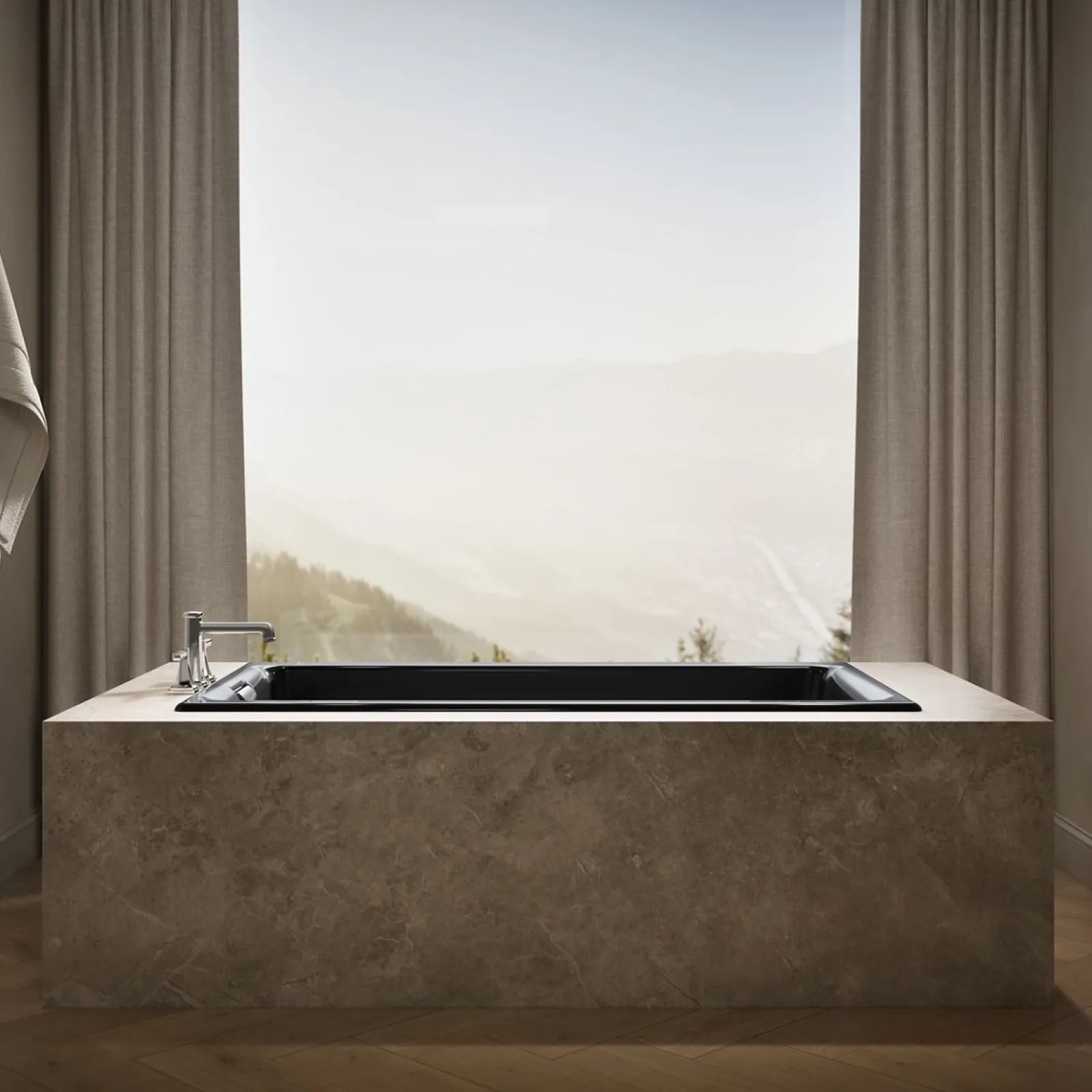 66" x 36" drop-in/undermount bath^Kohler