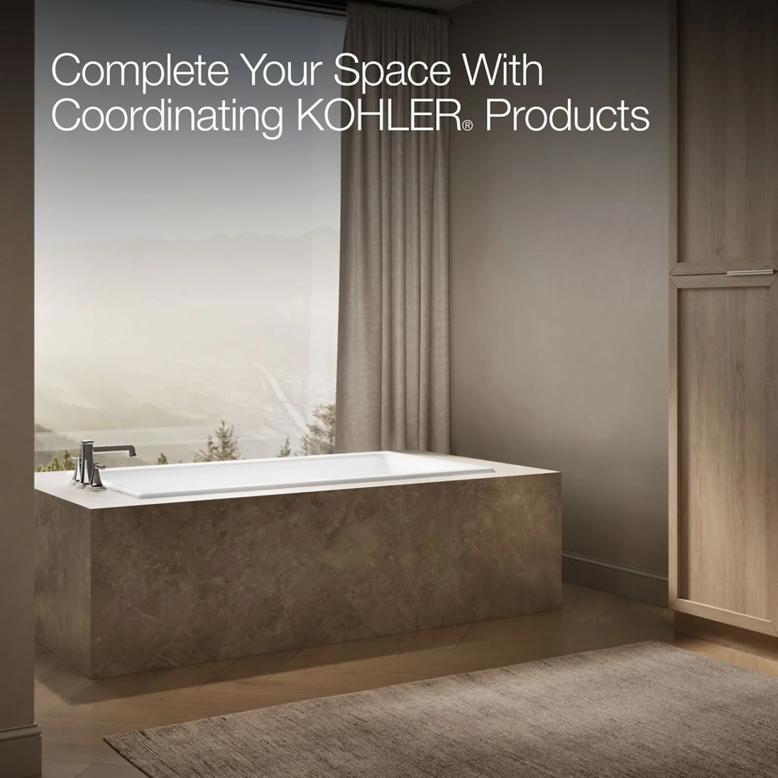 66" x 36" drop-in/undermount bath^Kohler