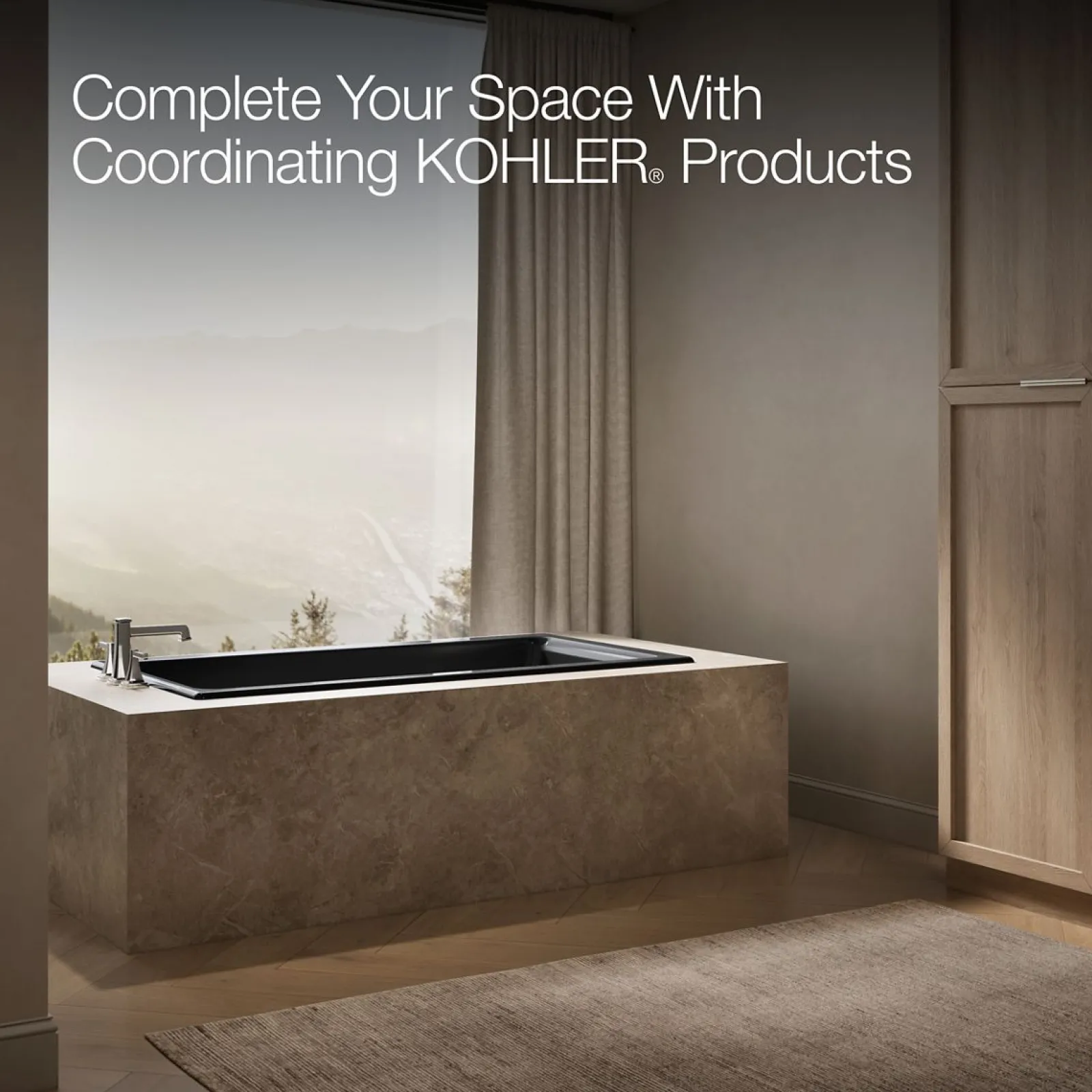 66" x 36" drop-in/undermount bath^Kohler