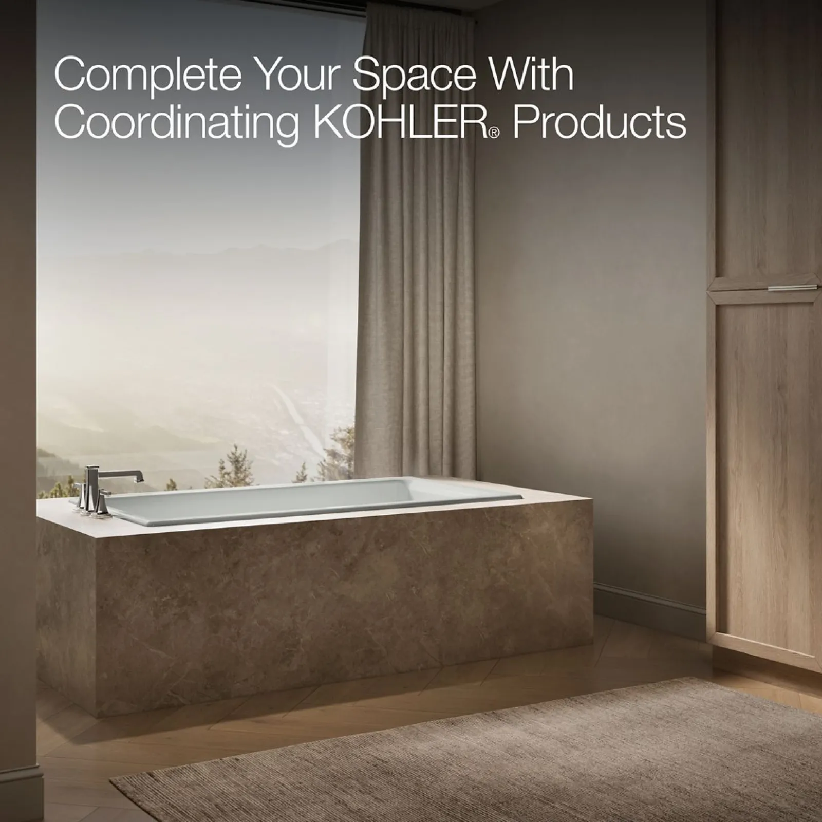 66" x 36" drop-in/undermount bath^Kohler