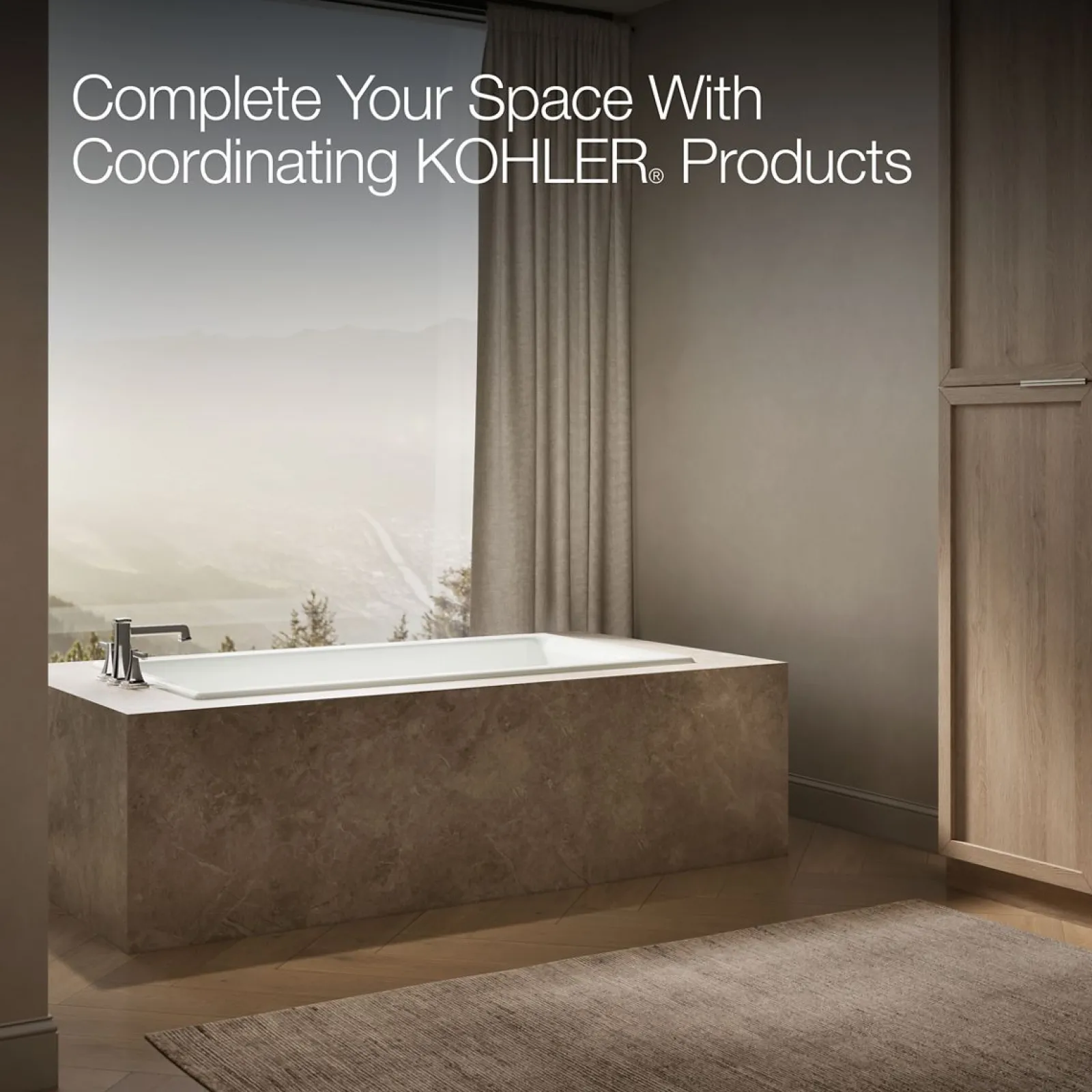 66" x 36" drop-in/undermount bath^Kohler