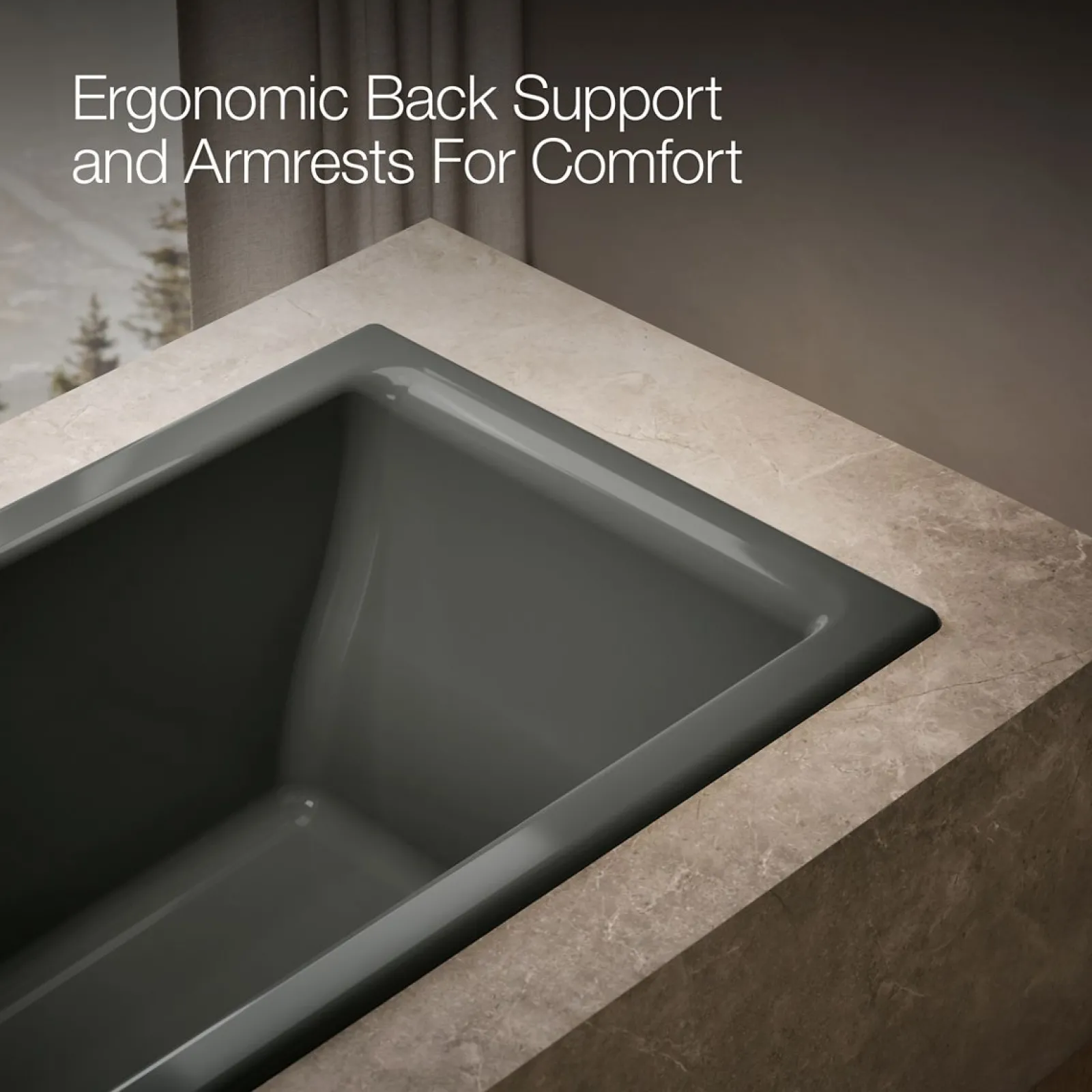 66" x 36" drop-in/undermount bath^Kohler
