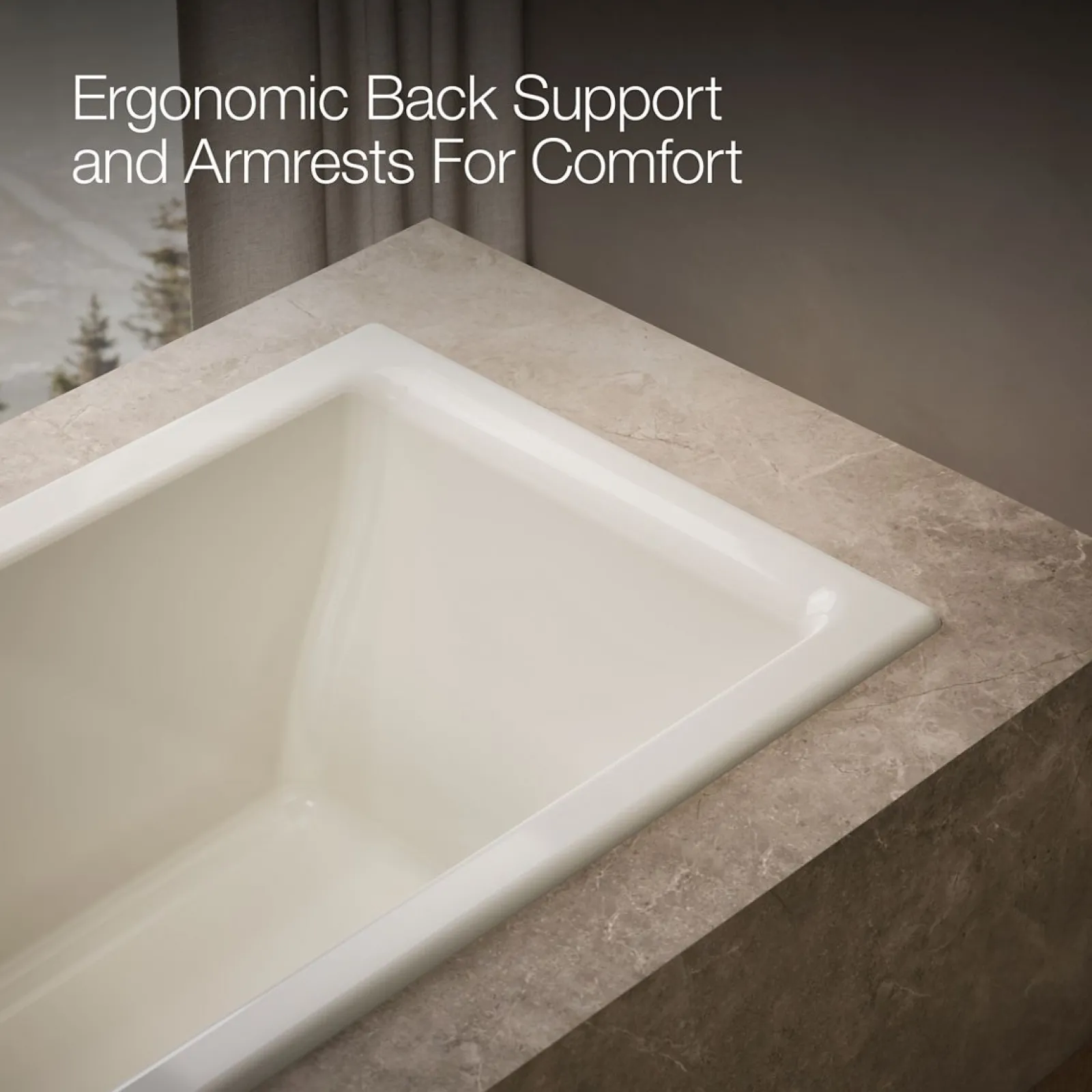 66" x 36" drop-in/undermount bath^Kohler