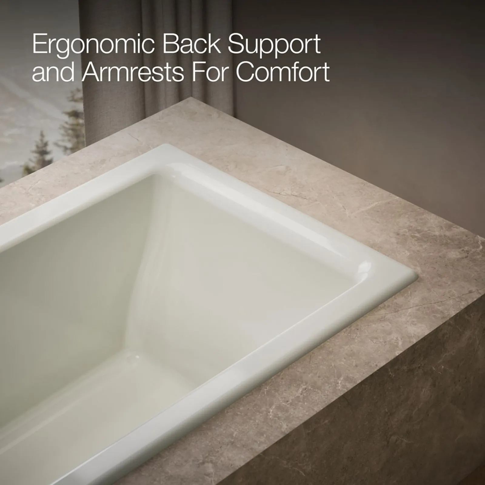 66" x 36" drop-in/undermount bath^Kohler