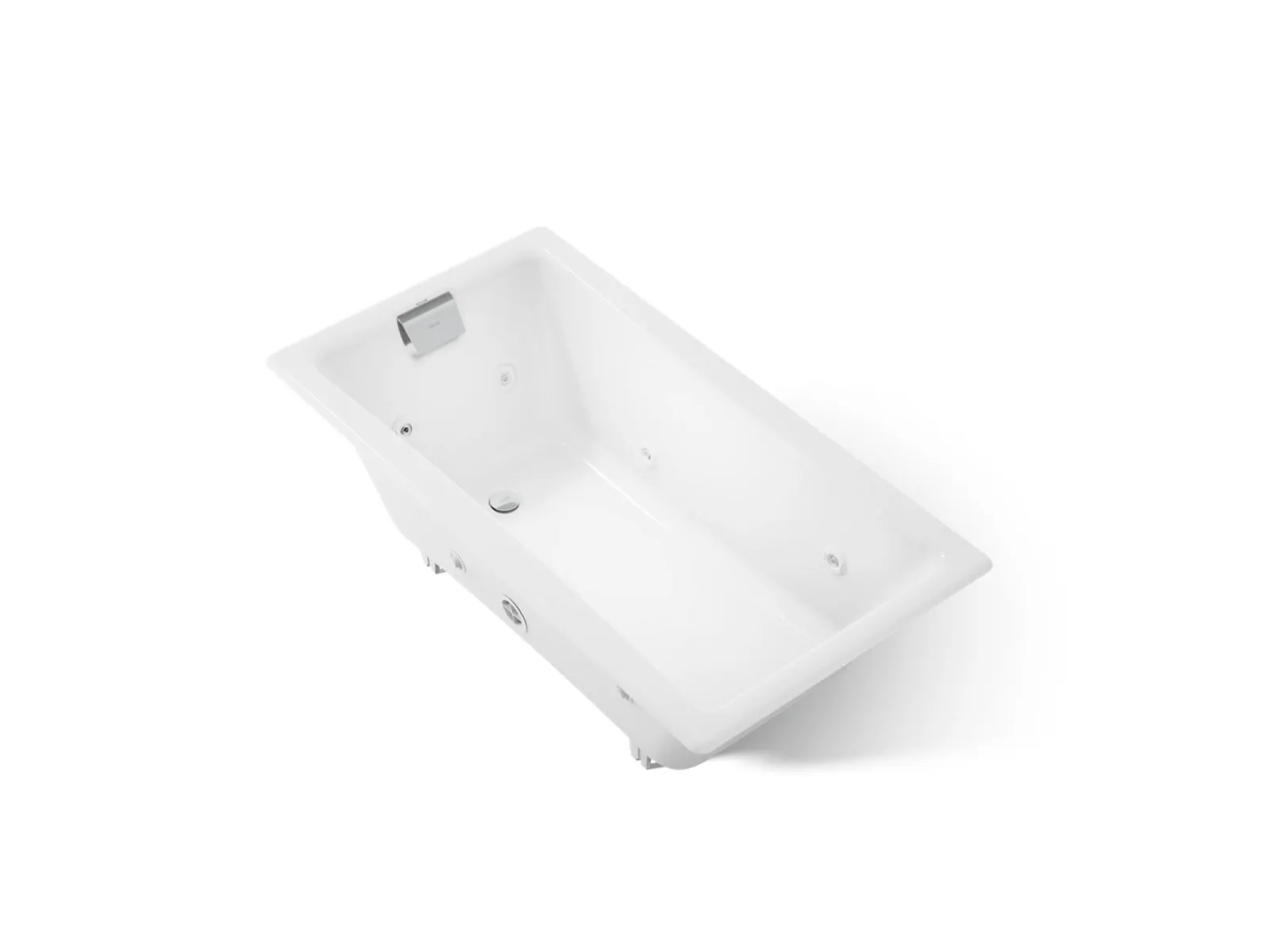 60" x 32" drop-in/undermount whirlpool bath^Kohler Hot
