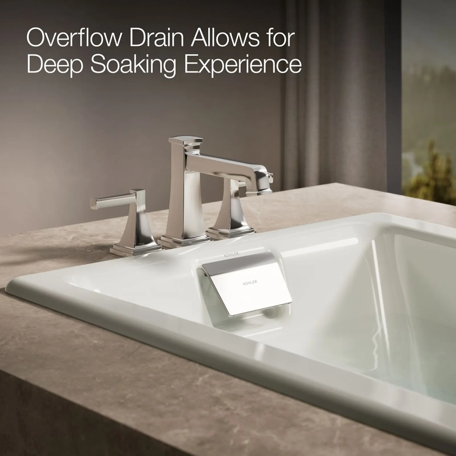 60" x 32" drop-in/undermount whirlpool bath^Kohler Hot