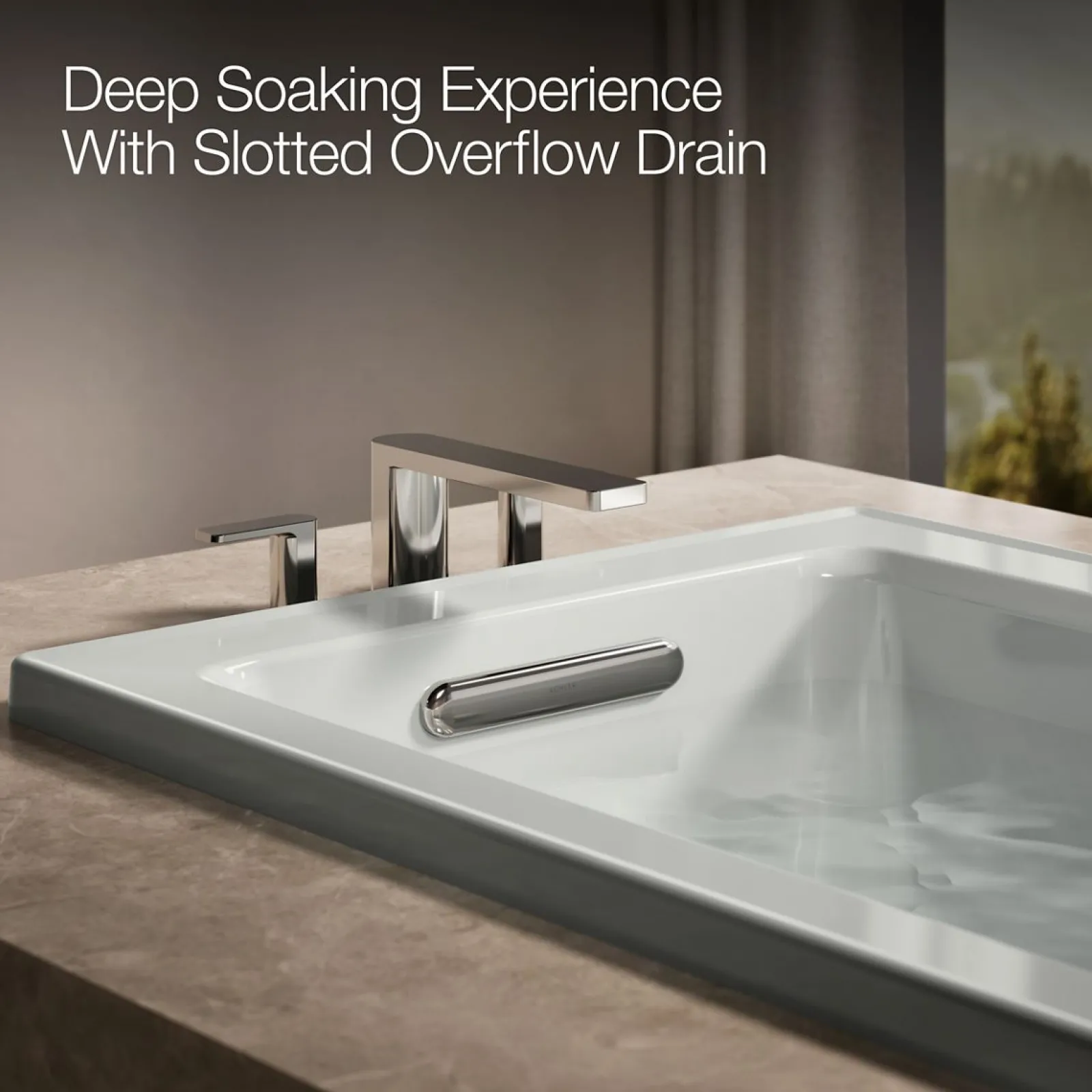 60" x 30" drop-in whirlpool bath^Kohler New