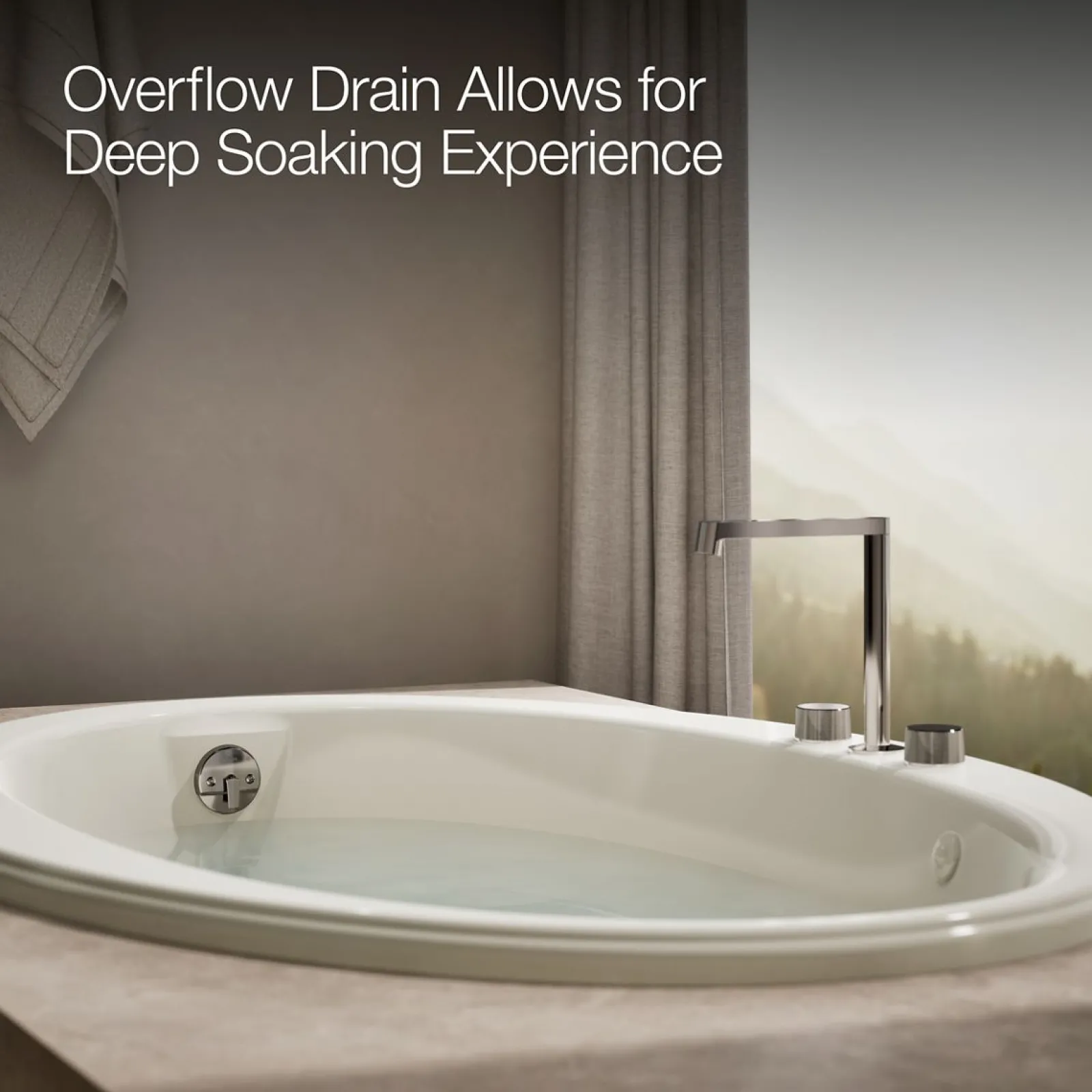 60" x 42" drop-in whirlpool bath^Kohler New
