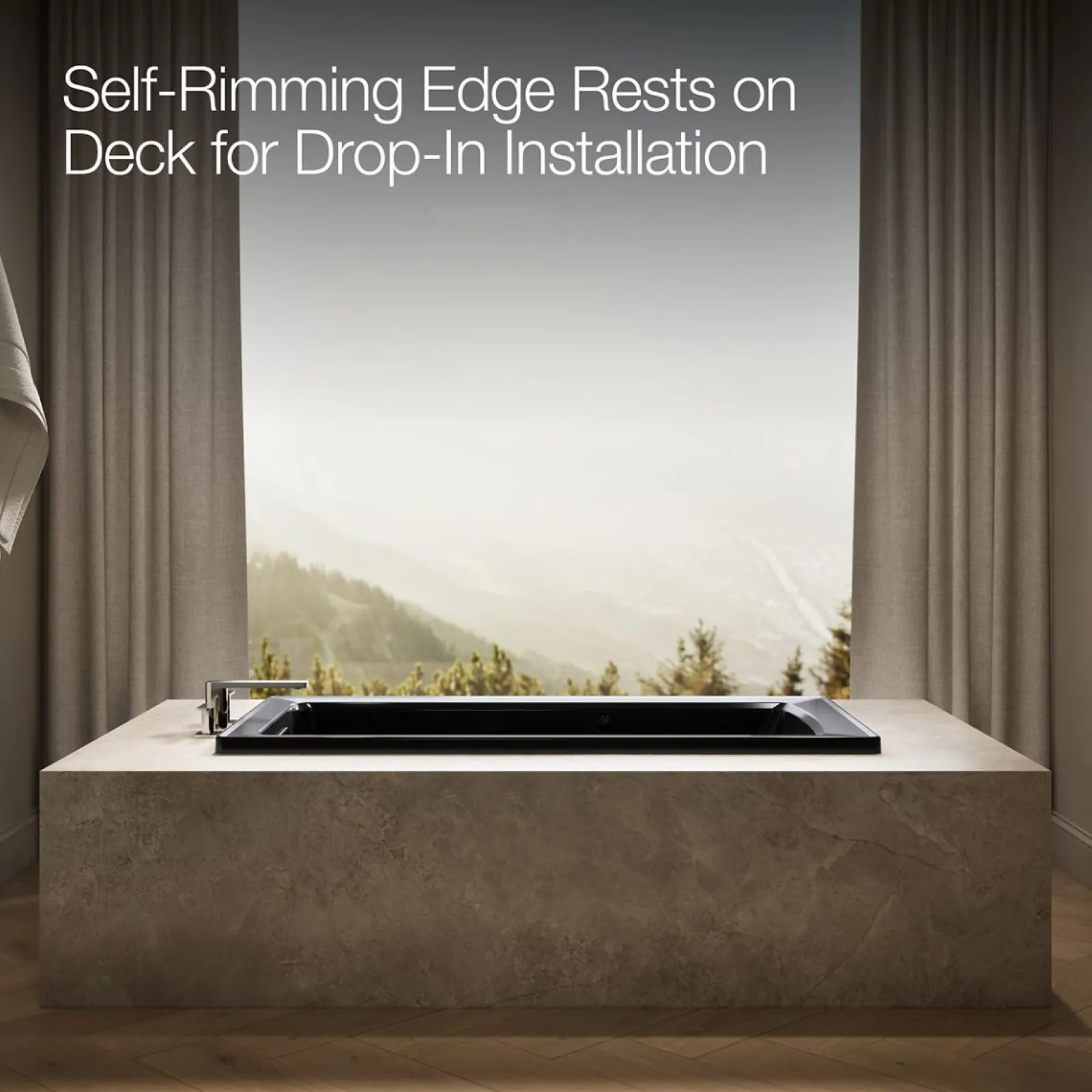60" x 30" drop-in whirlpool bath with Bask® heated surface^Kohler Sale